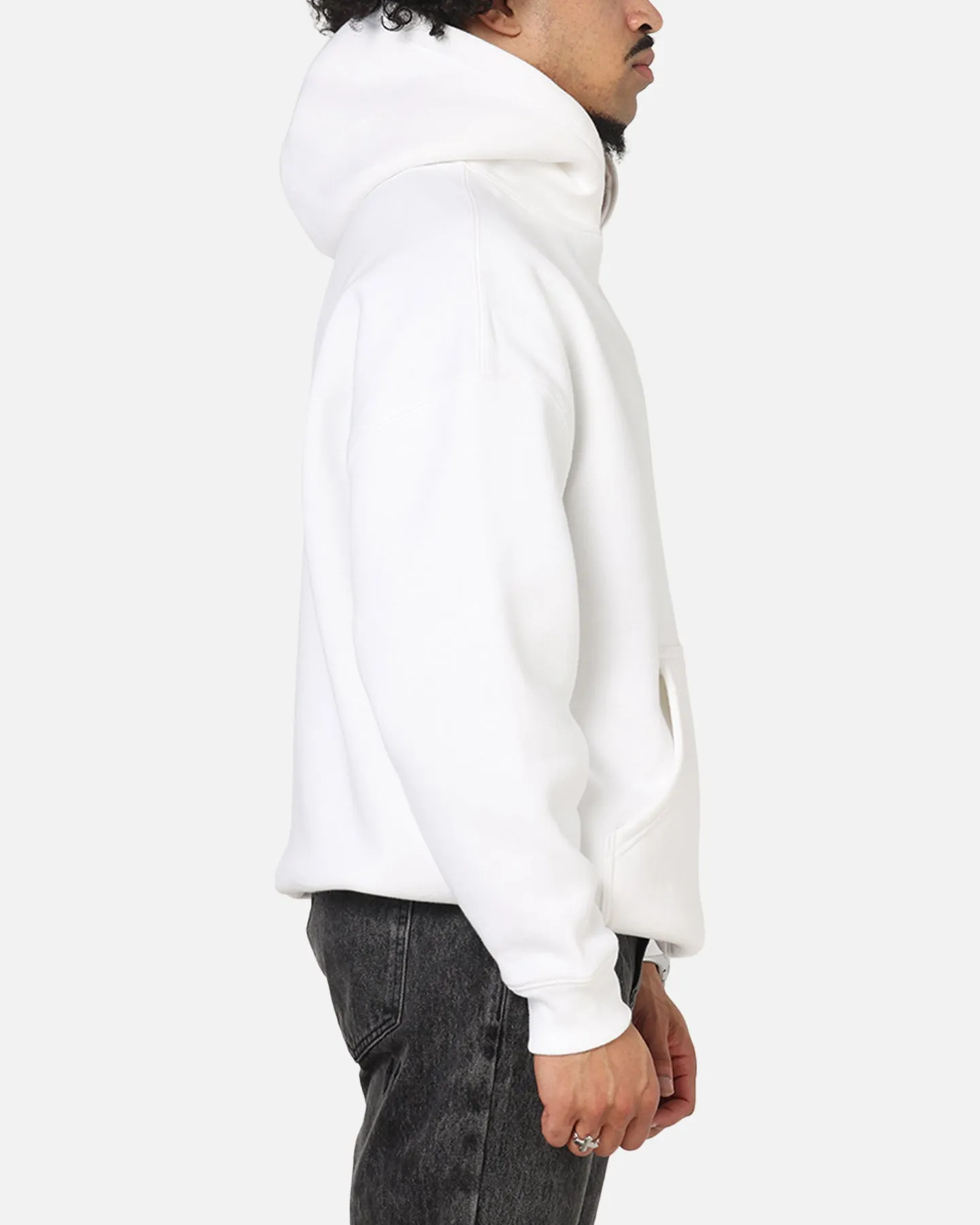 Saint Morta Studios Logo Boxy Hoodie White sold by Culture Kings product image thumbnail 4