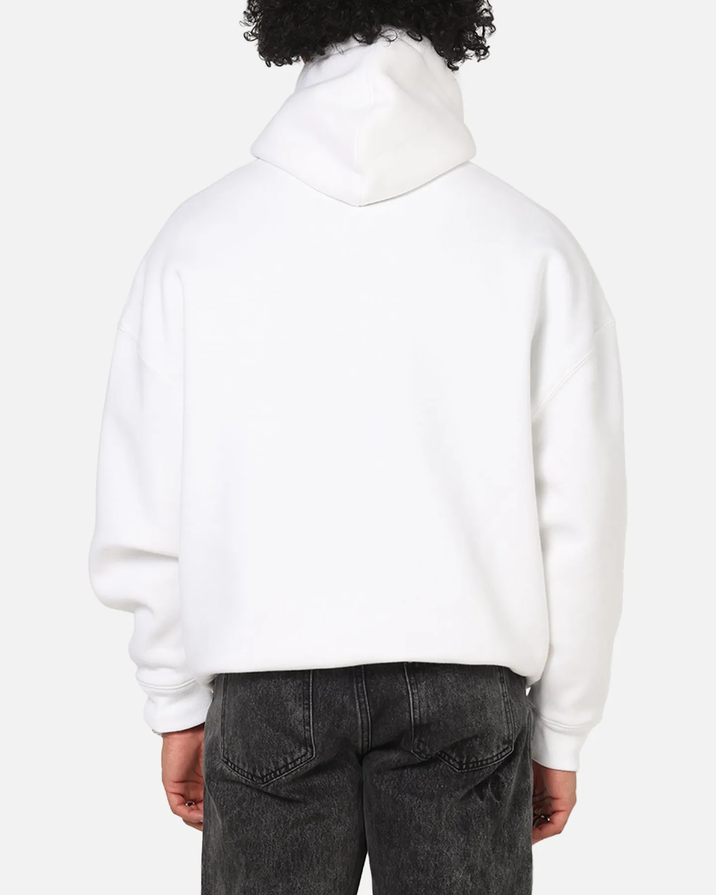 Saint Morta Studios Logo Boxy Hoodie White sold by Culture Kings product image thumbnail 3