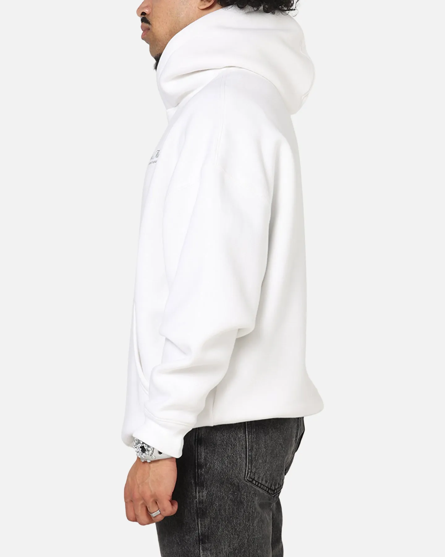 Saint Morta Studios Logo Boxy Hoodie White sold by Culture Kings product image thumbnail 5