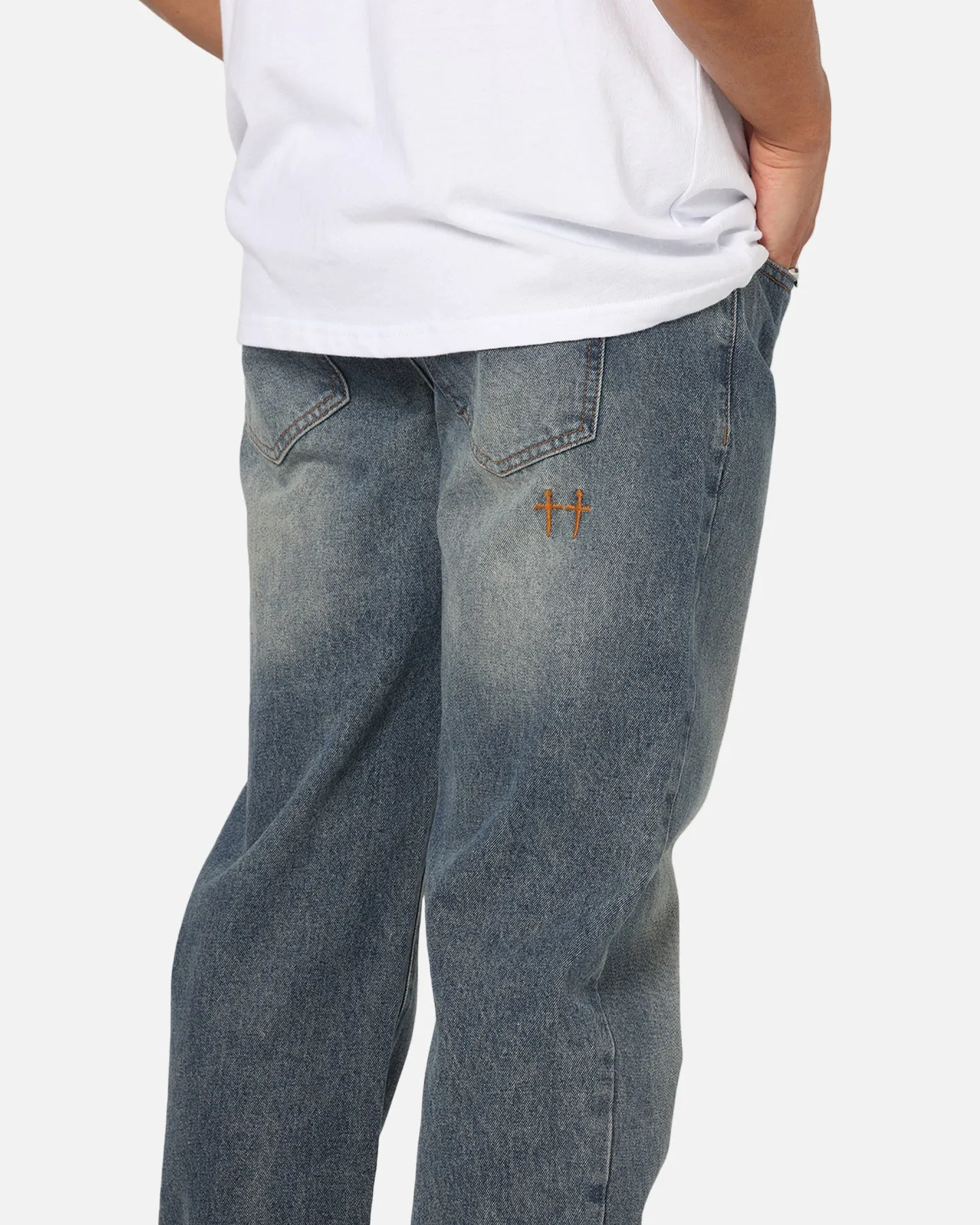 Saint Morta Psykhe Jeans Dirty Denim sold by Culture Kings product image thumbnail 4
