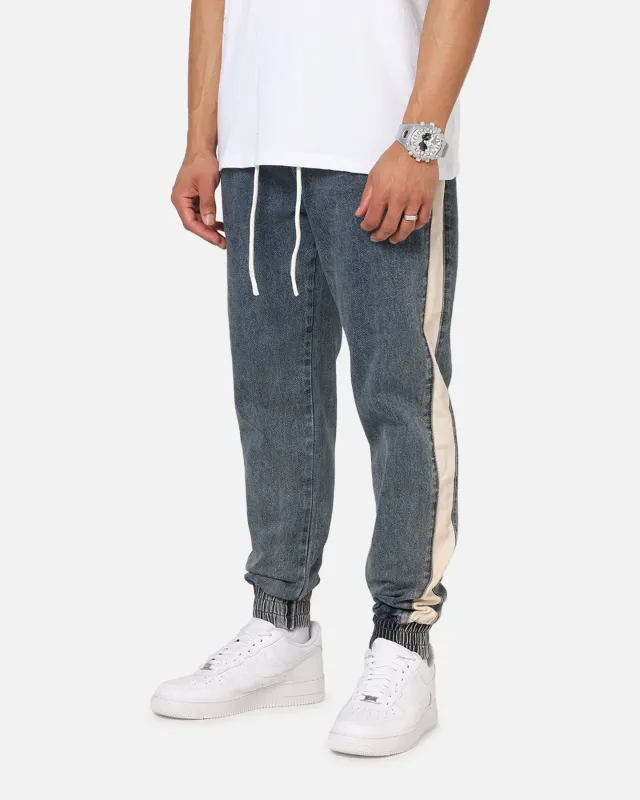 Saint Morta Sidewinder Denim Joggers Dirty Denim sold by Culture Kings