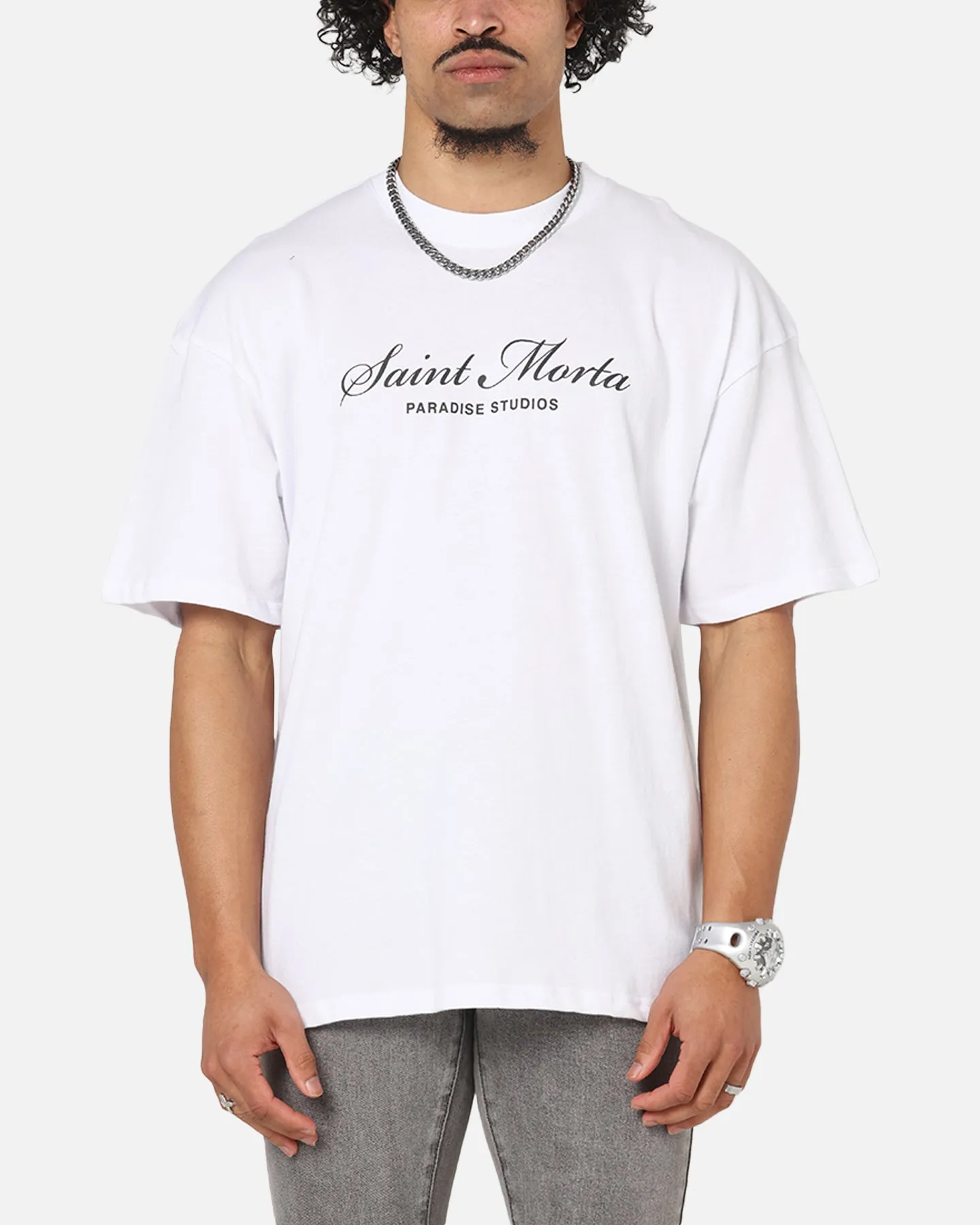 Saint Morta Studios Logo T-Shirt White sold by Culture Kings