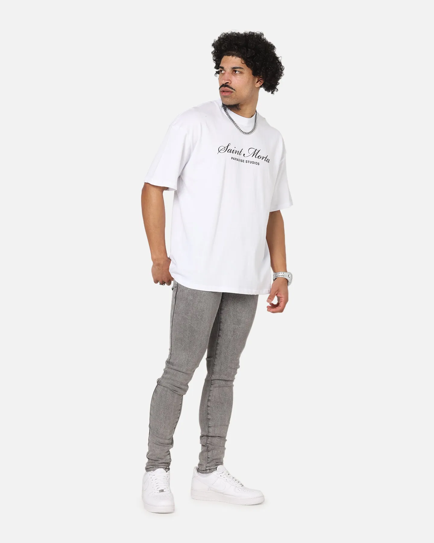 Saint Morta Studios Logo T-Shirt White sold by Culture Kings product image thumbnail 2