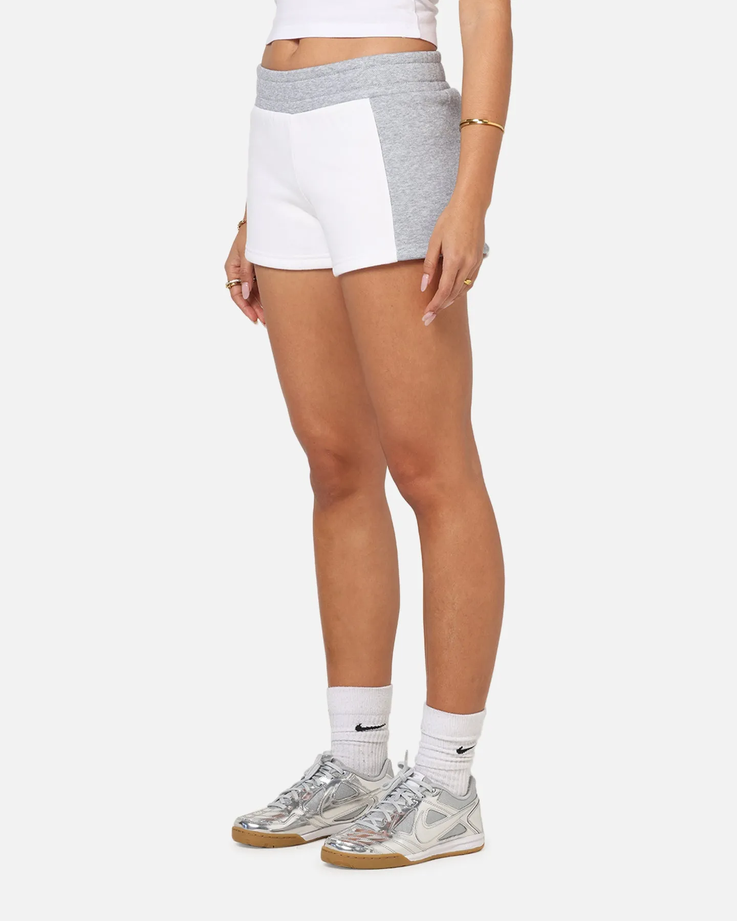 Ed Hardy Women's Fleece Shorts White/Grey sold by Culture Kings product image thumbnail 5