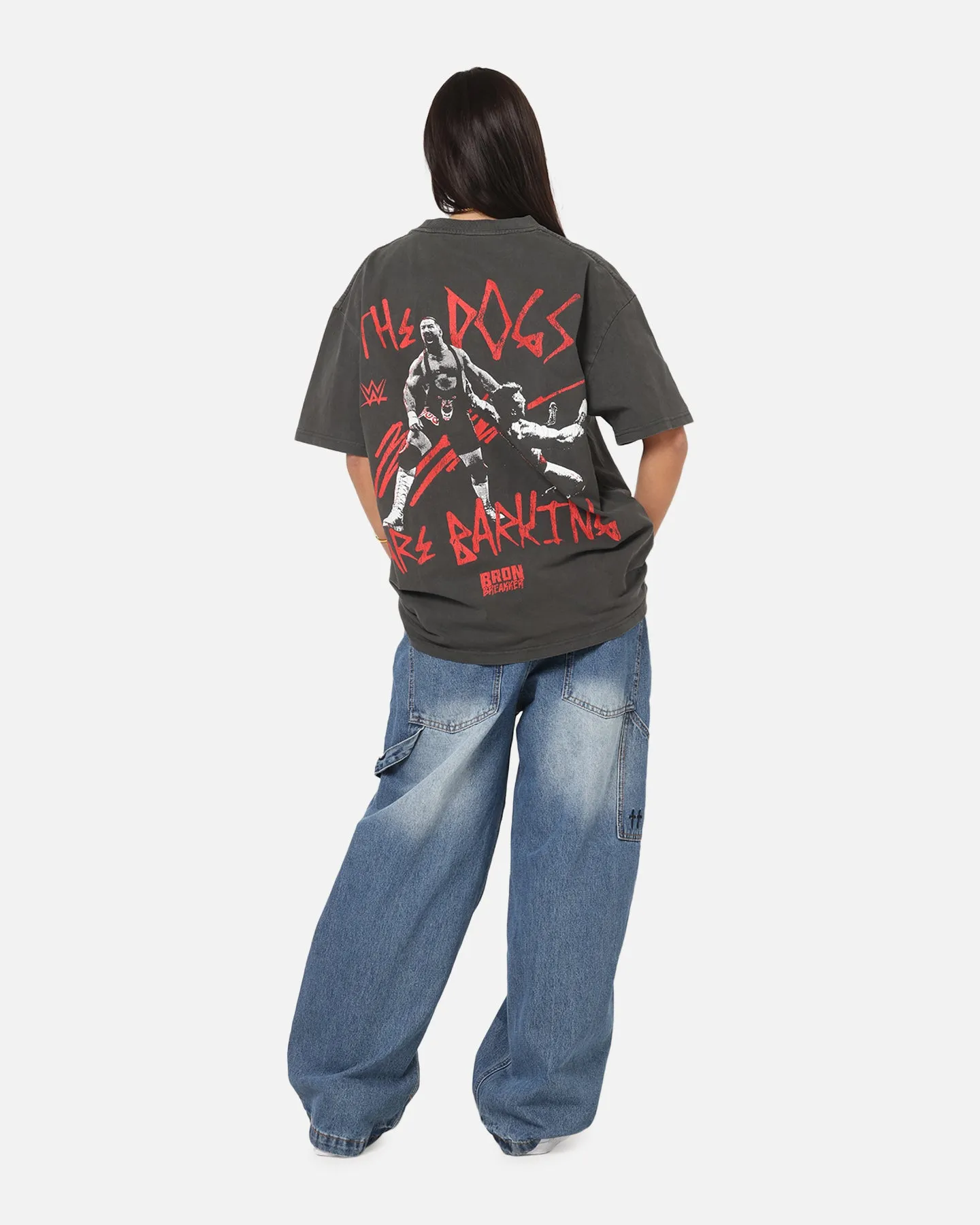 Culture Kings X WWE Bron Breaker Heavy T-Shirt Black Wash sold by Culture Kings product image thumbnail 4