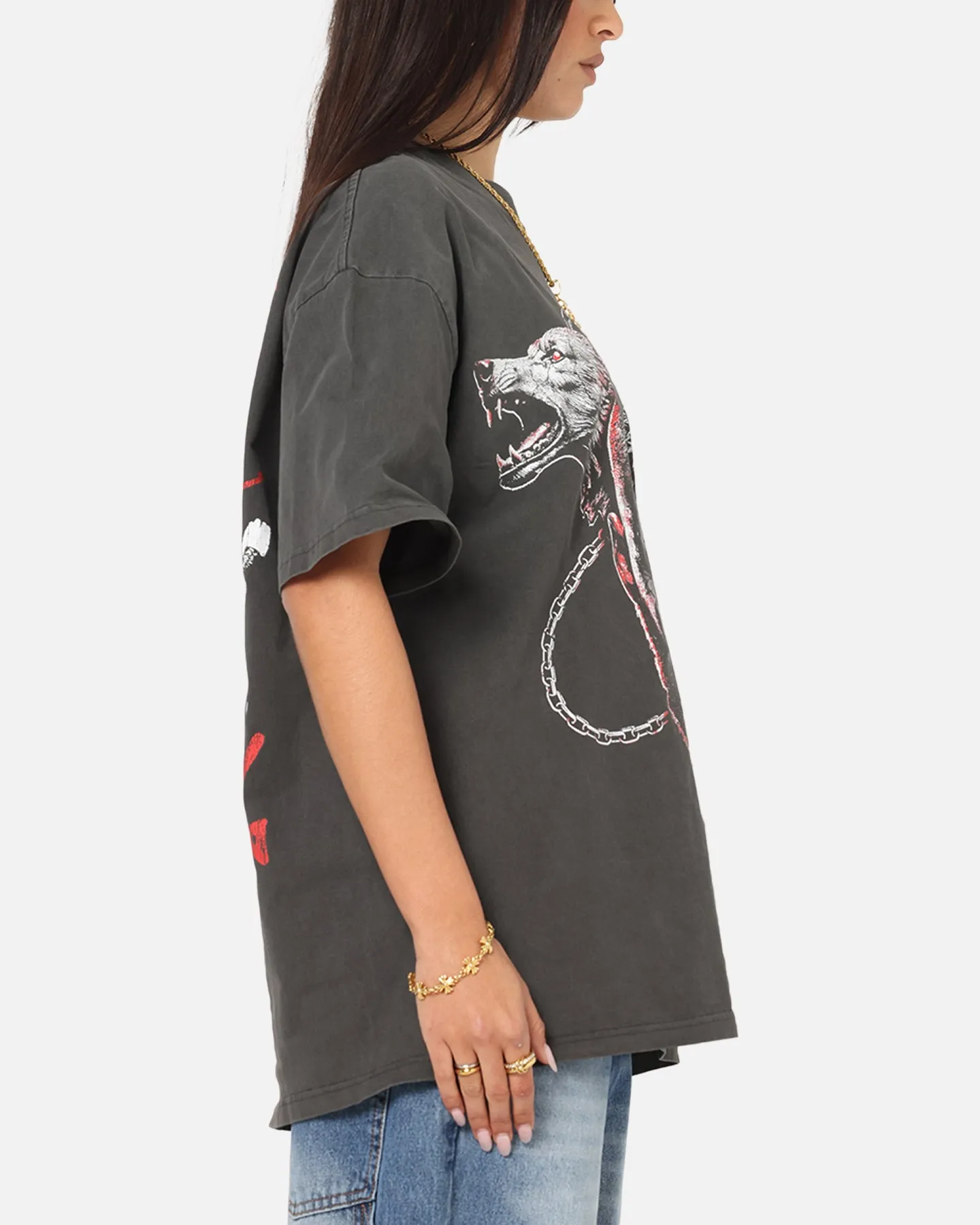 Culture Kings X WWE Bron Breaker Heavy T-Shirt Black Wash sold by Culture Kings product image thumbnail 5