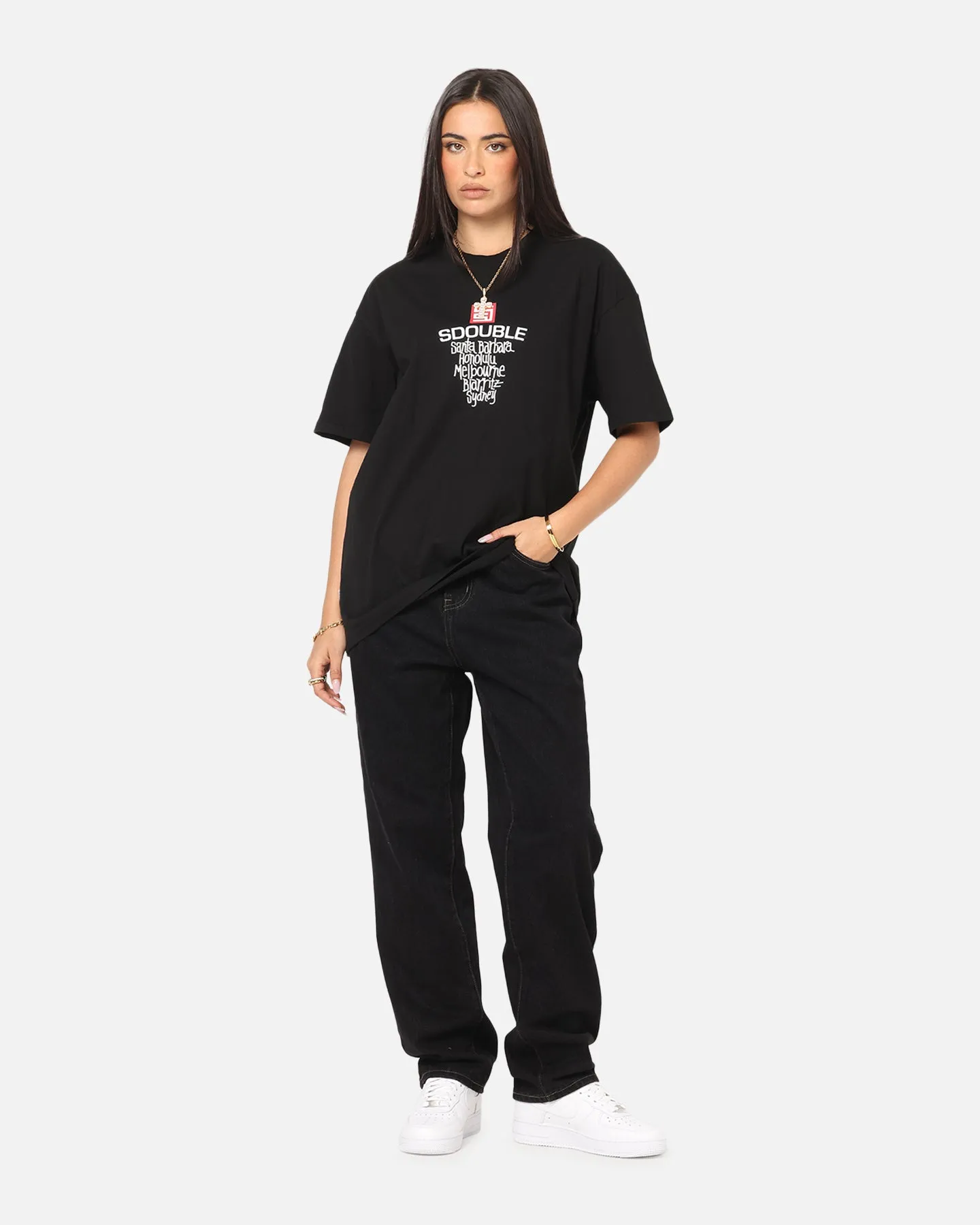 S Double Cities T-Shirt Black sold by Culture Kings product image thumbnail 4