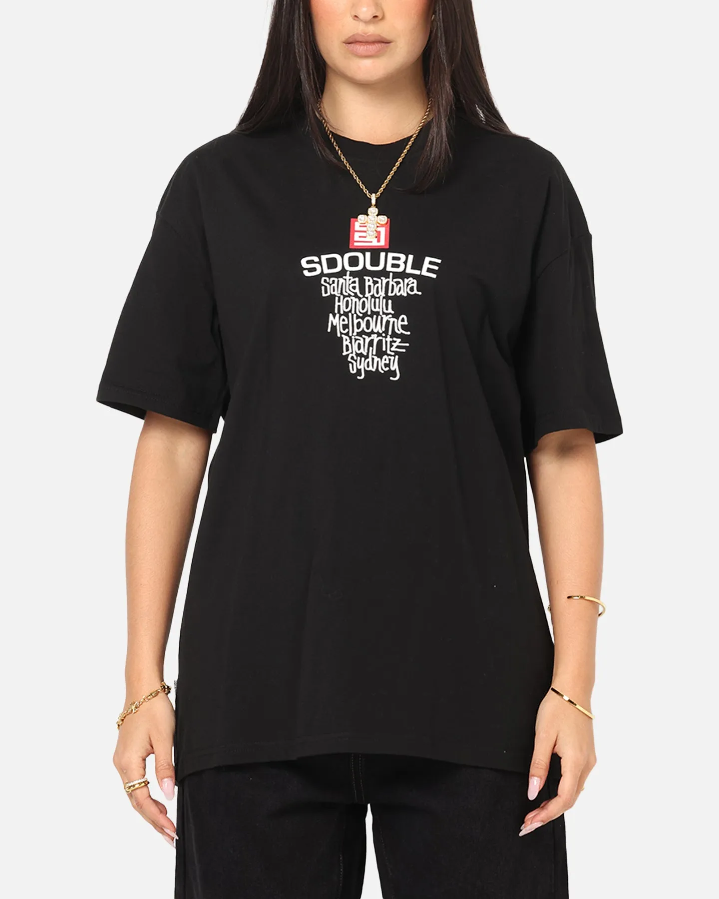 S Double Cities T-Shirt Black sold by Culture Kings product image thumbnail 2