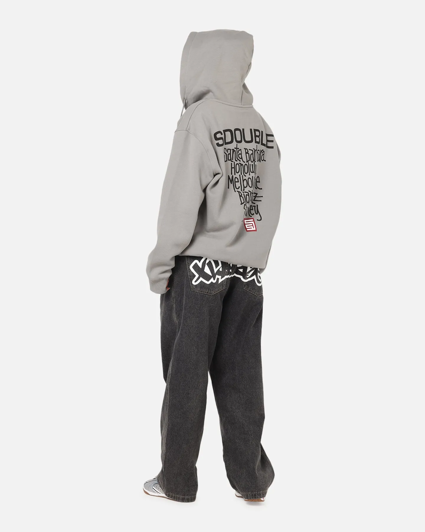 S Double Cities Zip Through Hoodie Stone sold by Culture Kings product image thumbnail 3