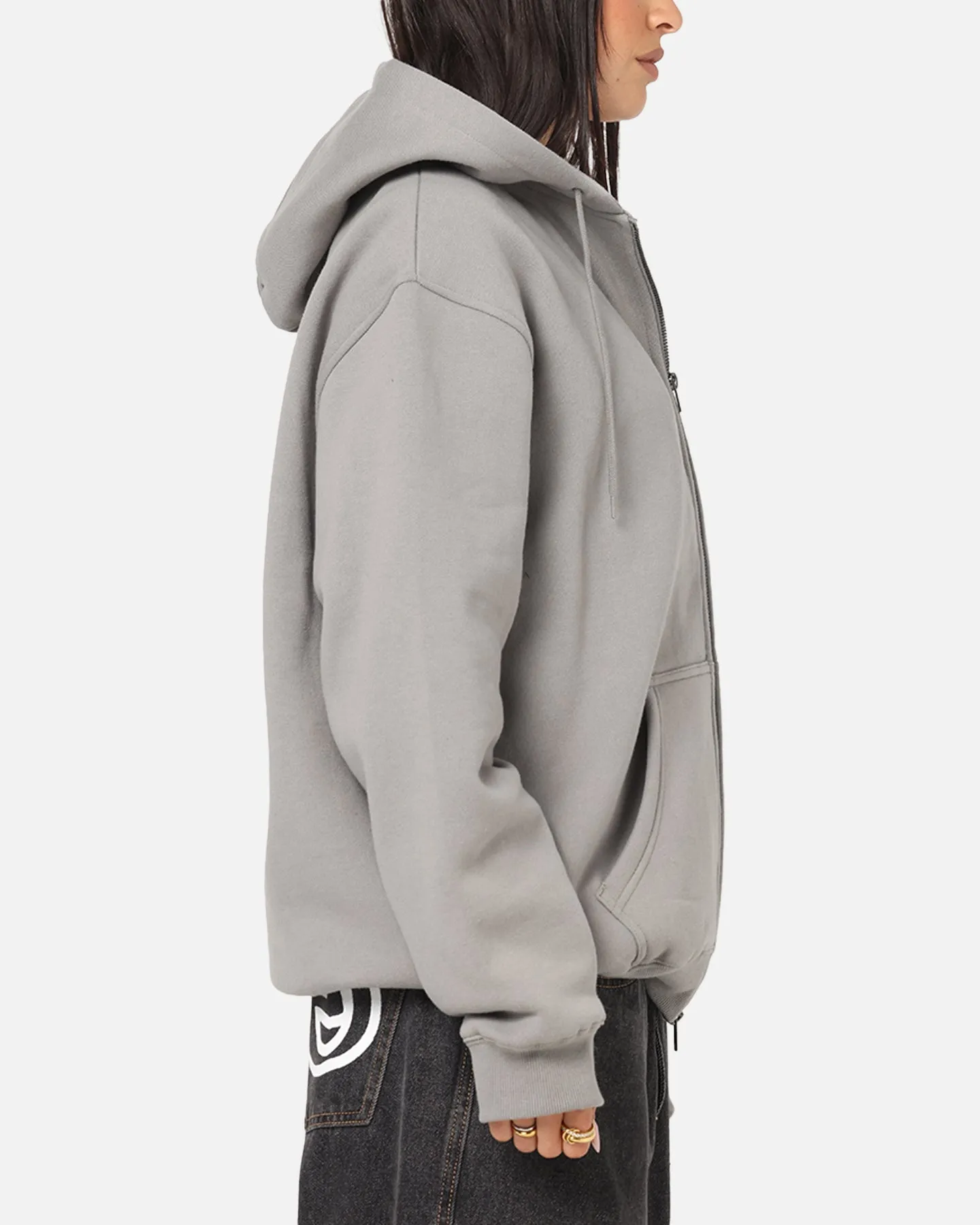 S Double Cities Zip Through Hoodie Stone sold by Culture Kings product image thumbnail 5