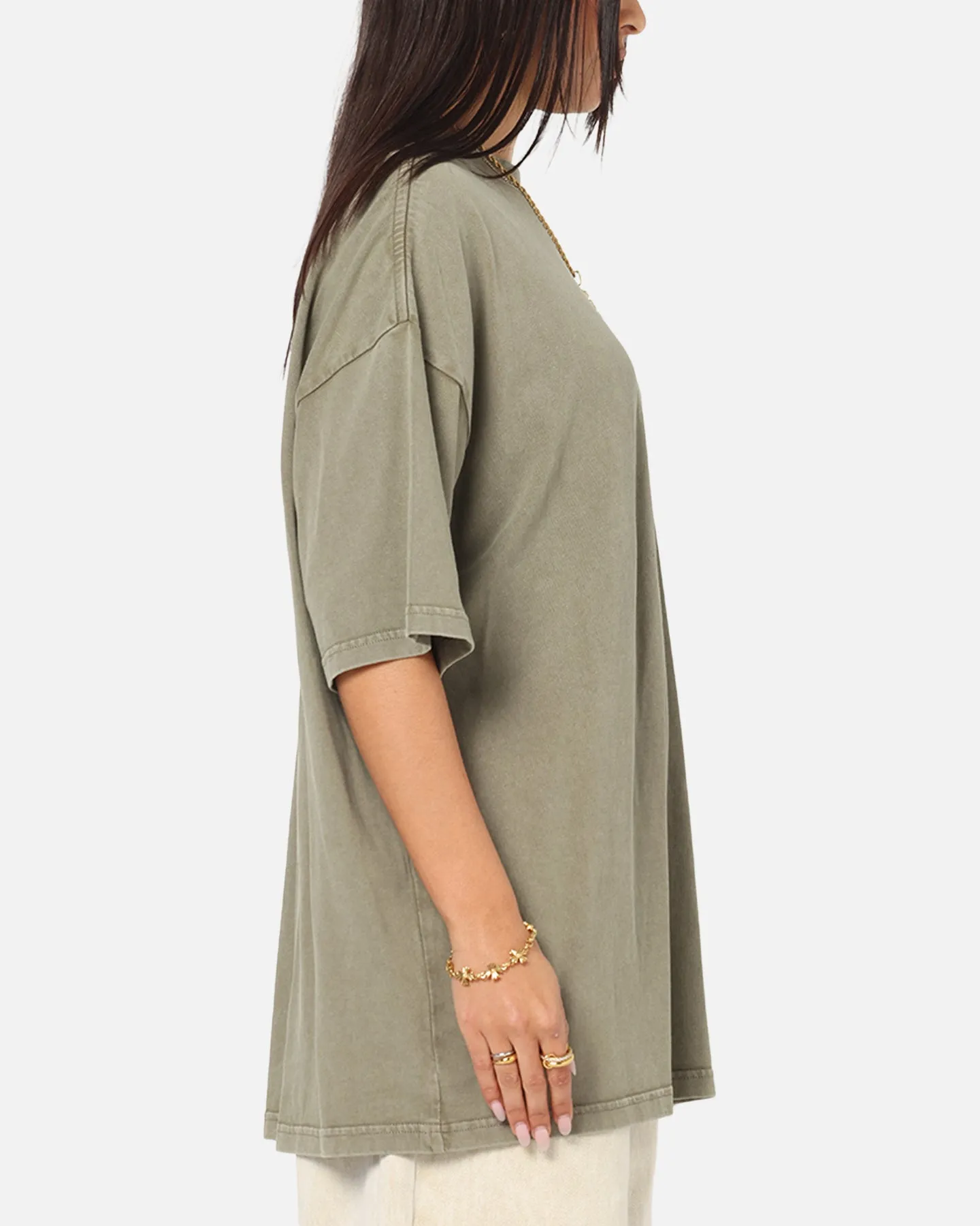 Culture Kings Oversized T-Shirt Vintage Khaki sold by Culture Kings product image thumbnail 4