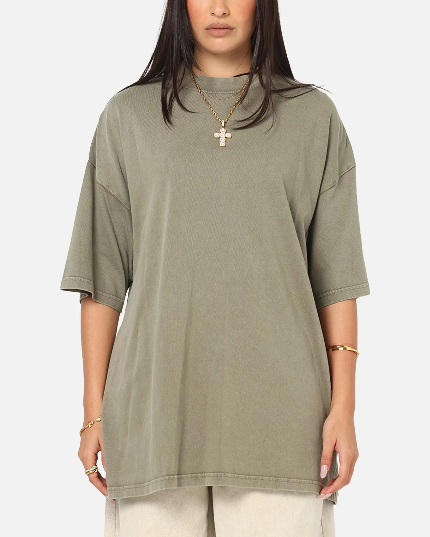 Culture Kings Oversized T-Shirt Vintage Khaki sold by Culture Kings