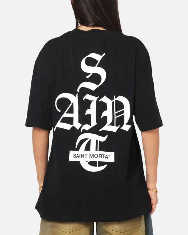 Saint Morta Gothic Stack T-Shirt Black sold by Culture Kings