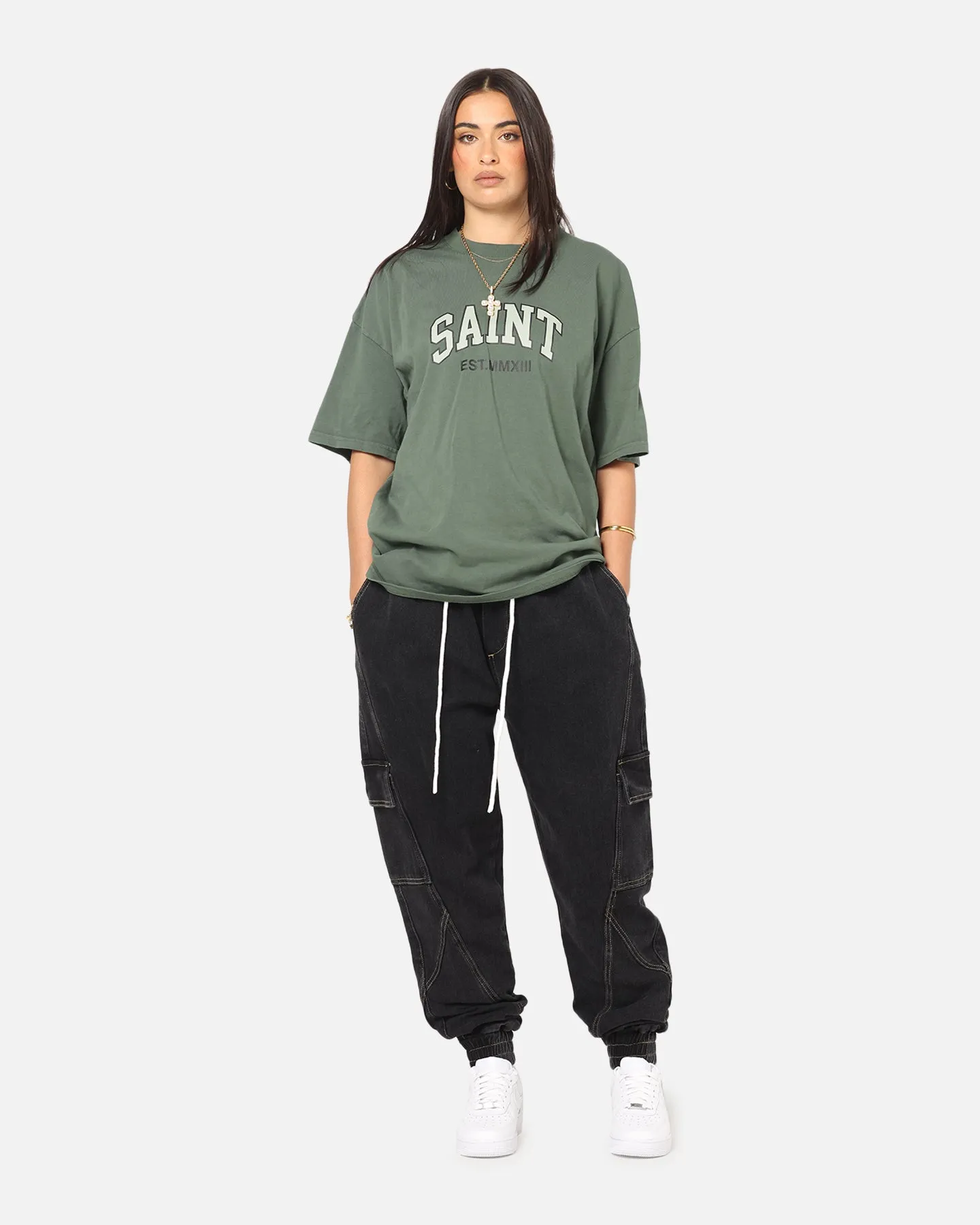 Saint Morta Rodeo Denim Joggers Black Shadow sold by Culture Kings product image thumbnail 2