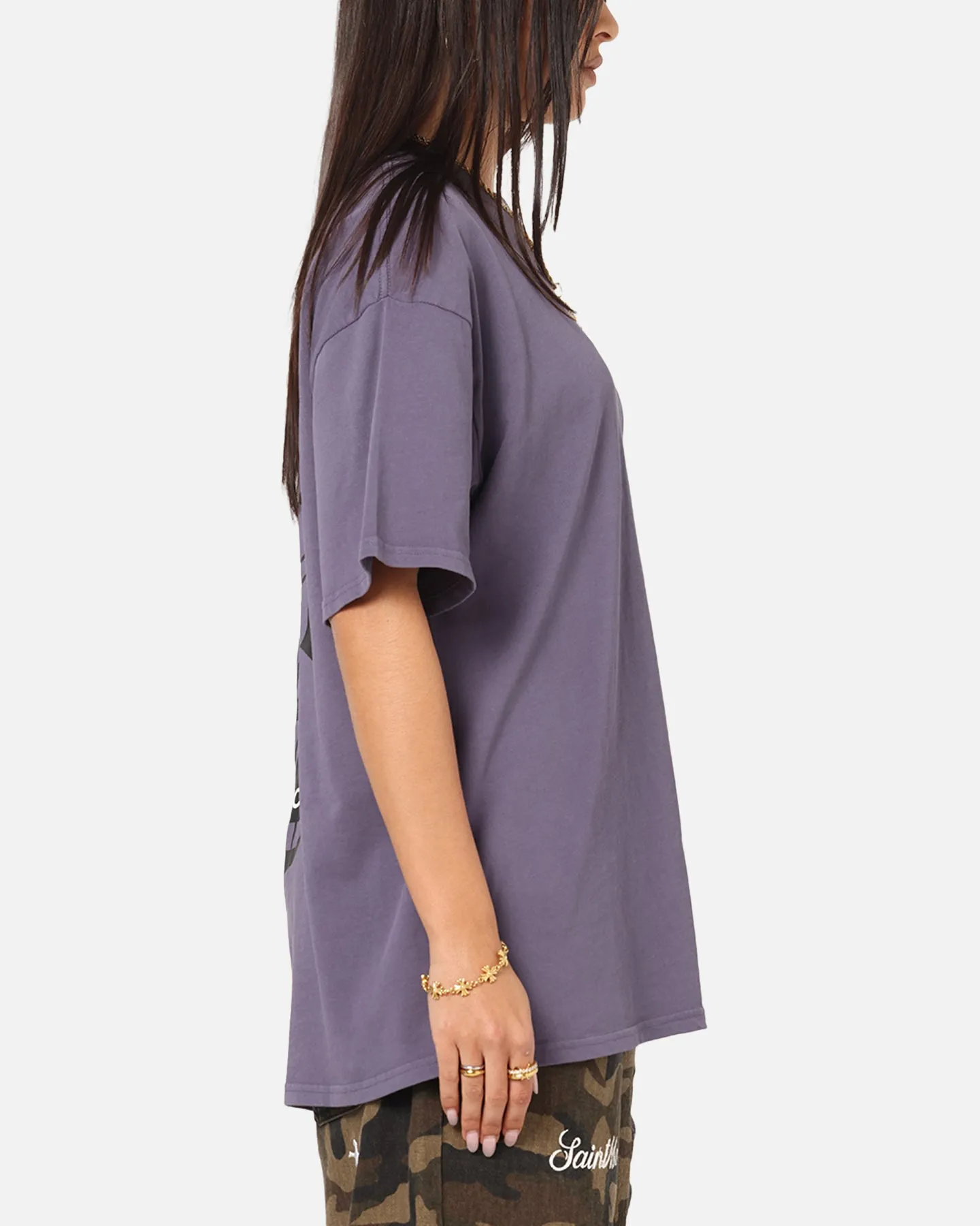 Saint Morta Gothic Stack T-Shirt Purple sold by Culture Kings product image thumbnail 5