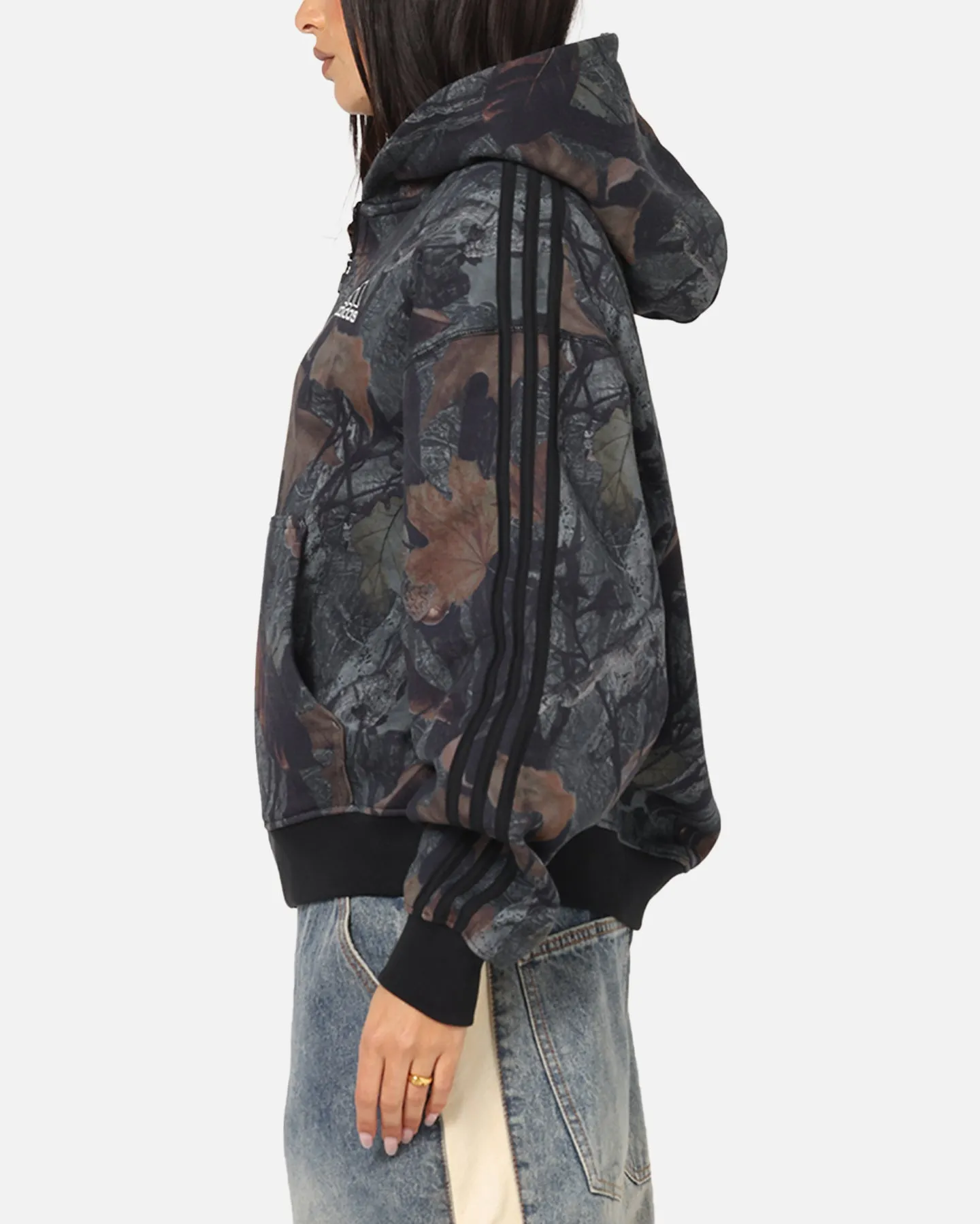 Adidas Camo Zip Up Hoodie Black sold by Culture Kings product image thumbnail 5