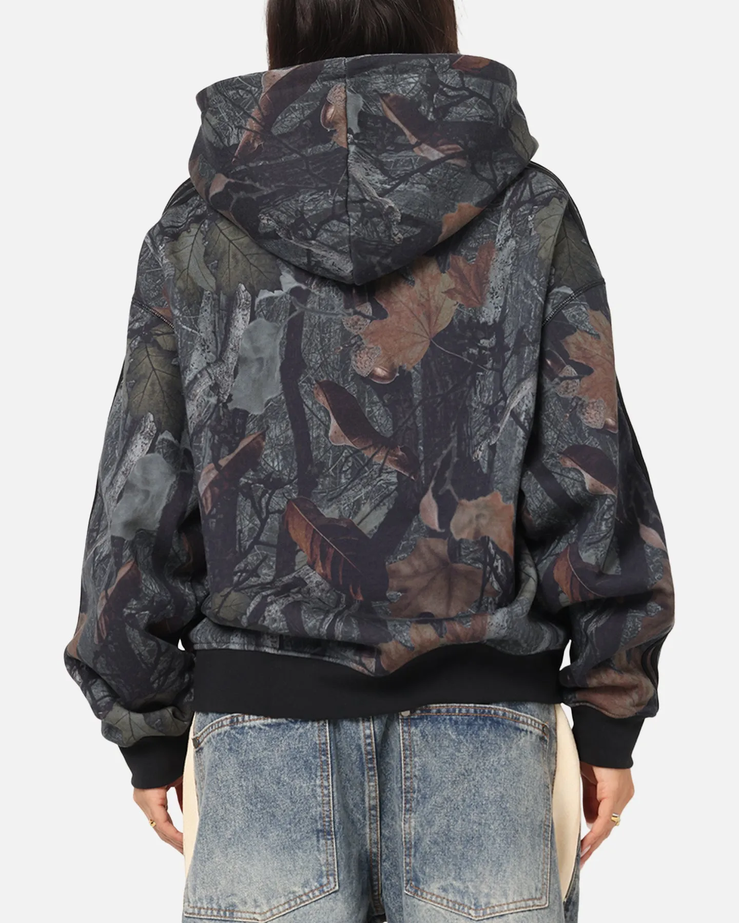 Adidas Camo Zip Up Hoodie Black sold by Culture Kings product image thumbnail 3