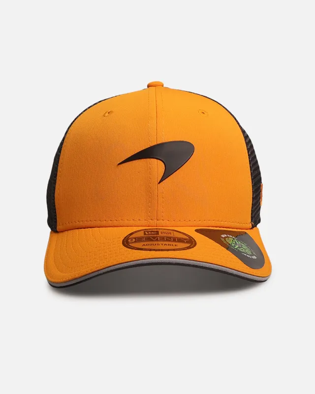 New Era X McLaren Racing 9SEVENTY Trucker Snapback Medium Orange sold by Culture Kings