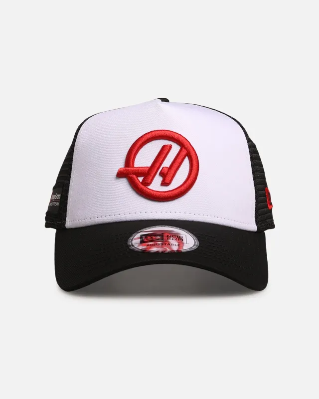 New Era X Haas F1 9FORTY A-Frame Trucker Snapback Black sold by Culture Kings