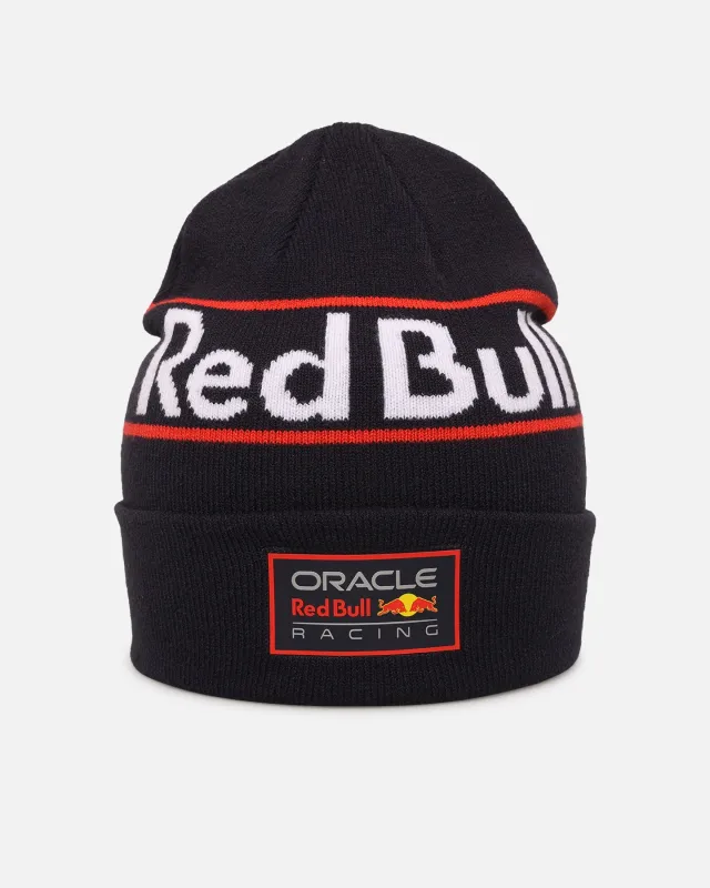 New Era X Red Bull Racing Team Wordmark Cuff Knit Beanie Dark Blue sold by Culture Kings