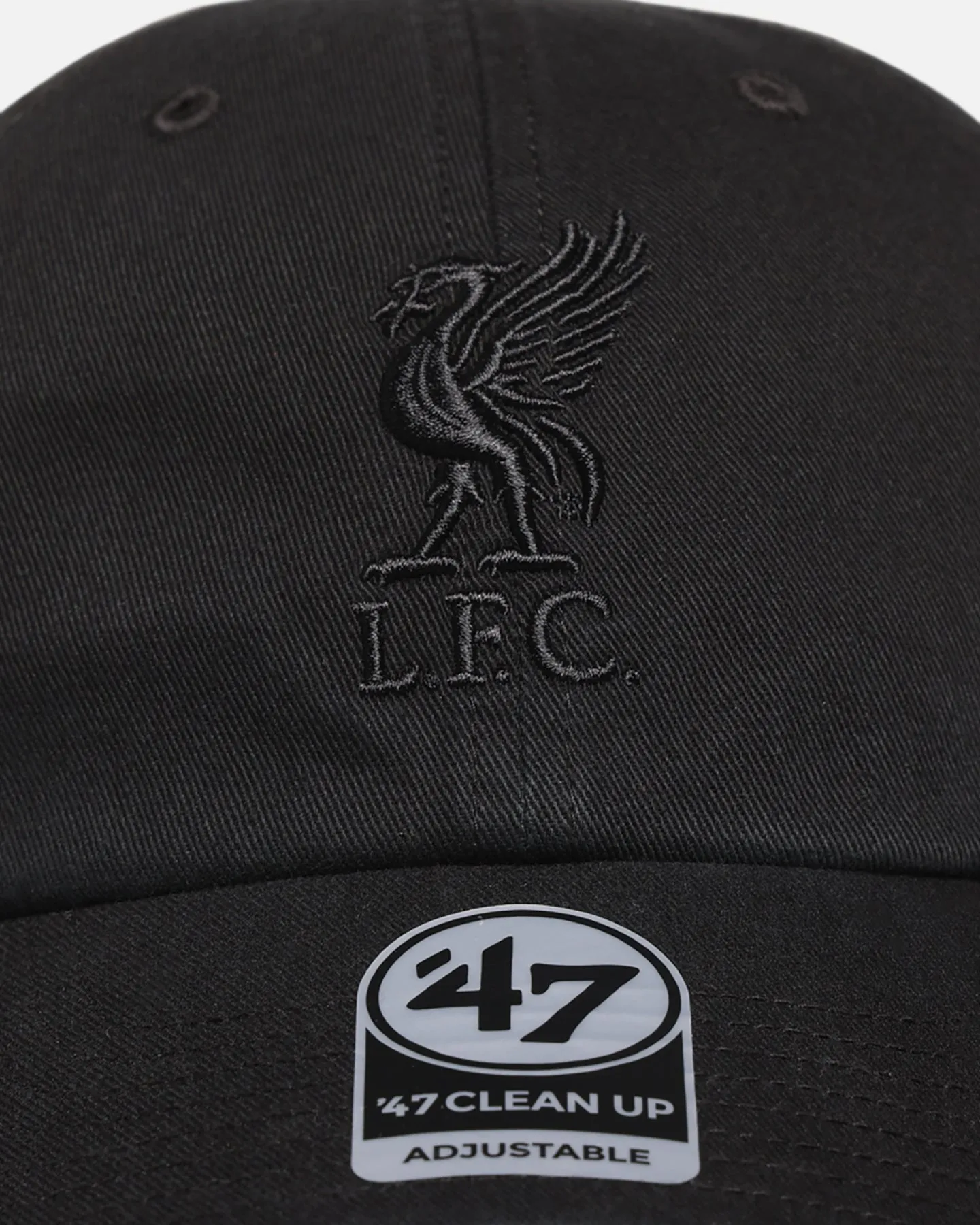 47 Brand Liverpool Football Club 47 Clean Up Strapback Black/Black sold by Culture Kings product image thumbnail 5