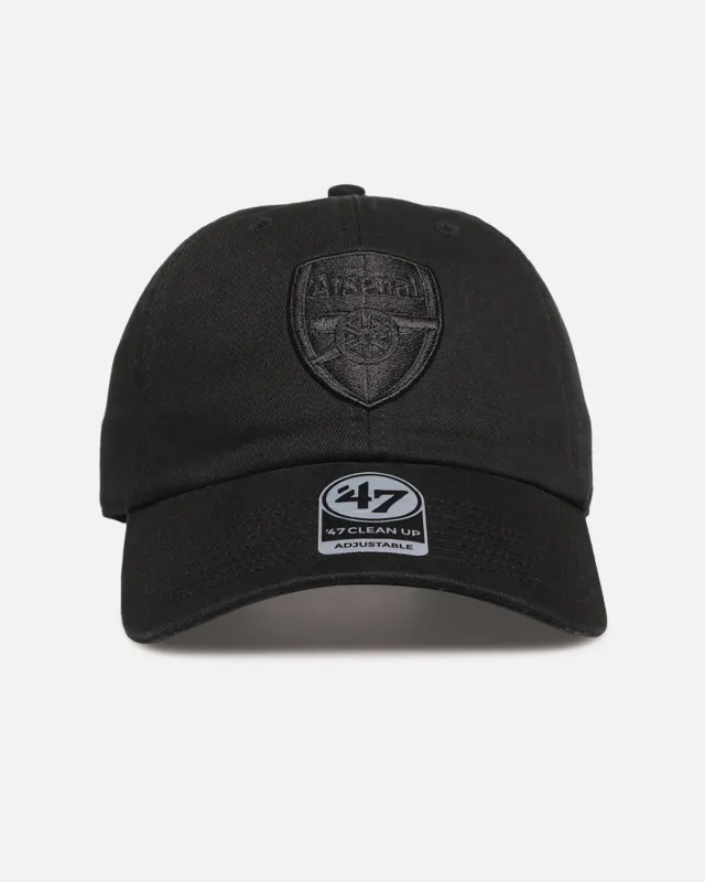 47 Brand Arsenal 47 Clean Up Strapback Black/Black sold by Culture Kings