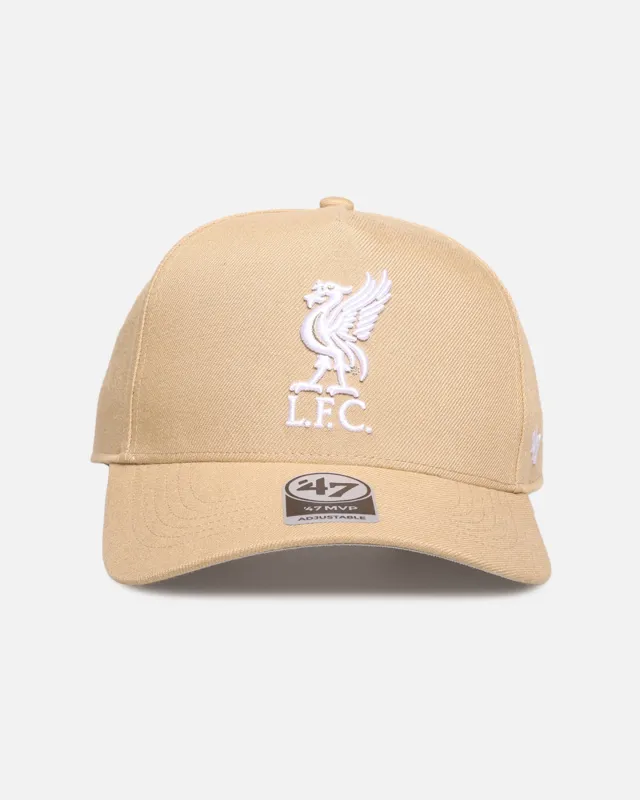 47 Brand Liverpool Football Club 47 MVP Snapback Khaki/White sold by Culture Kings