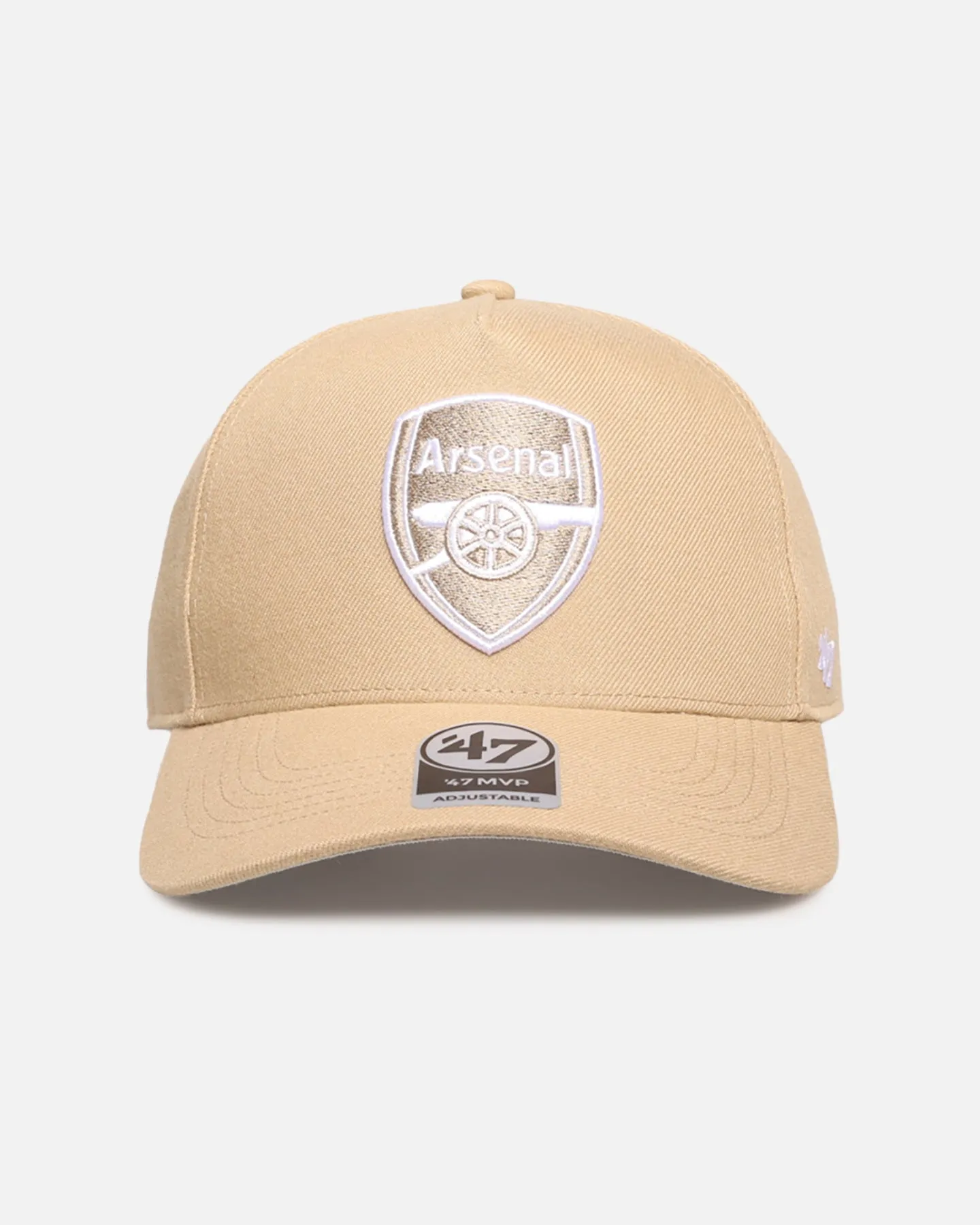 47 Brand Arsenal MVP DT Snapback Khaki/White sold by Culture Kings