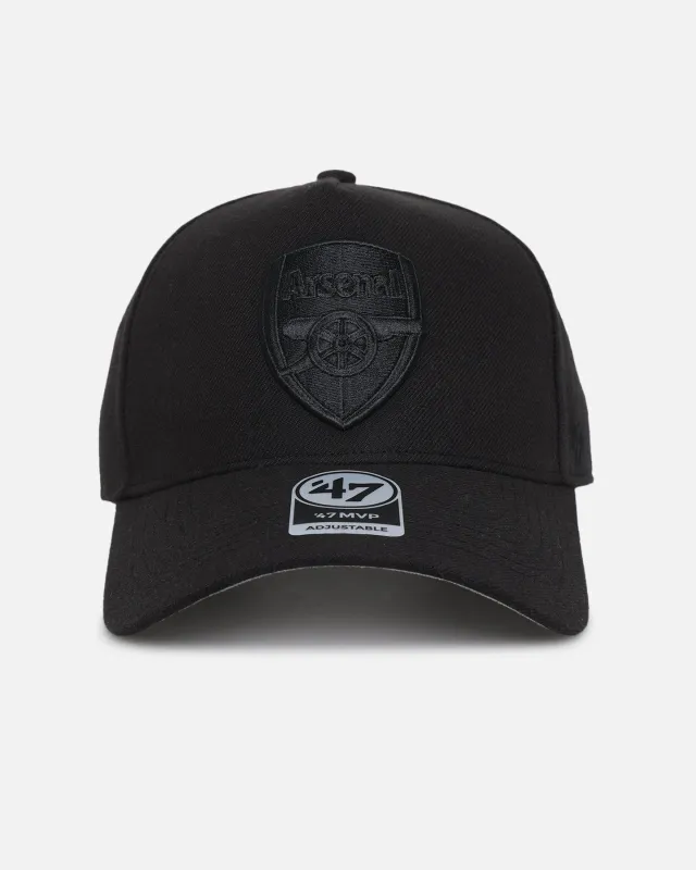 47 Brand Arsenal MVP DT Snapback Black/Black made by 47