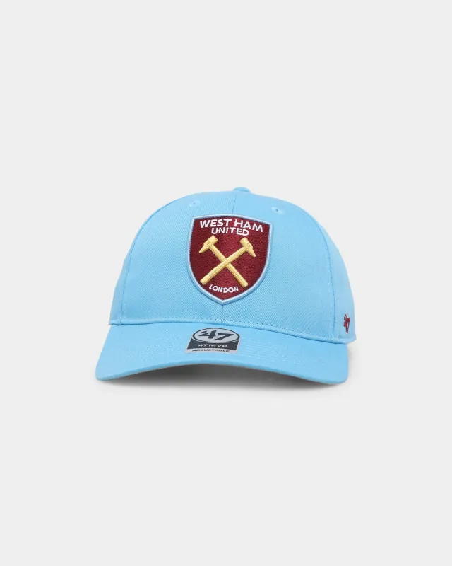 47 Brand West Ham United FC Raised Basic 47 MVP Snapback Columbia Blue made by 47