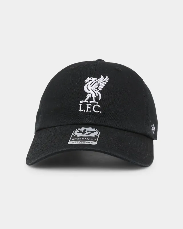 47 Brand Liverpool Football Club Clean Up Strapback Black sold by Culture Kings