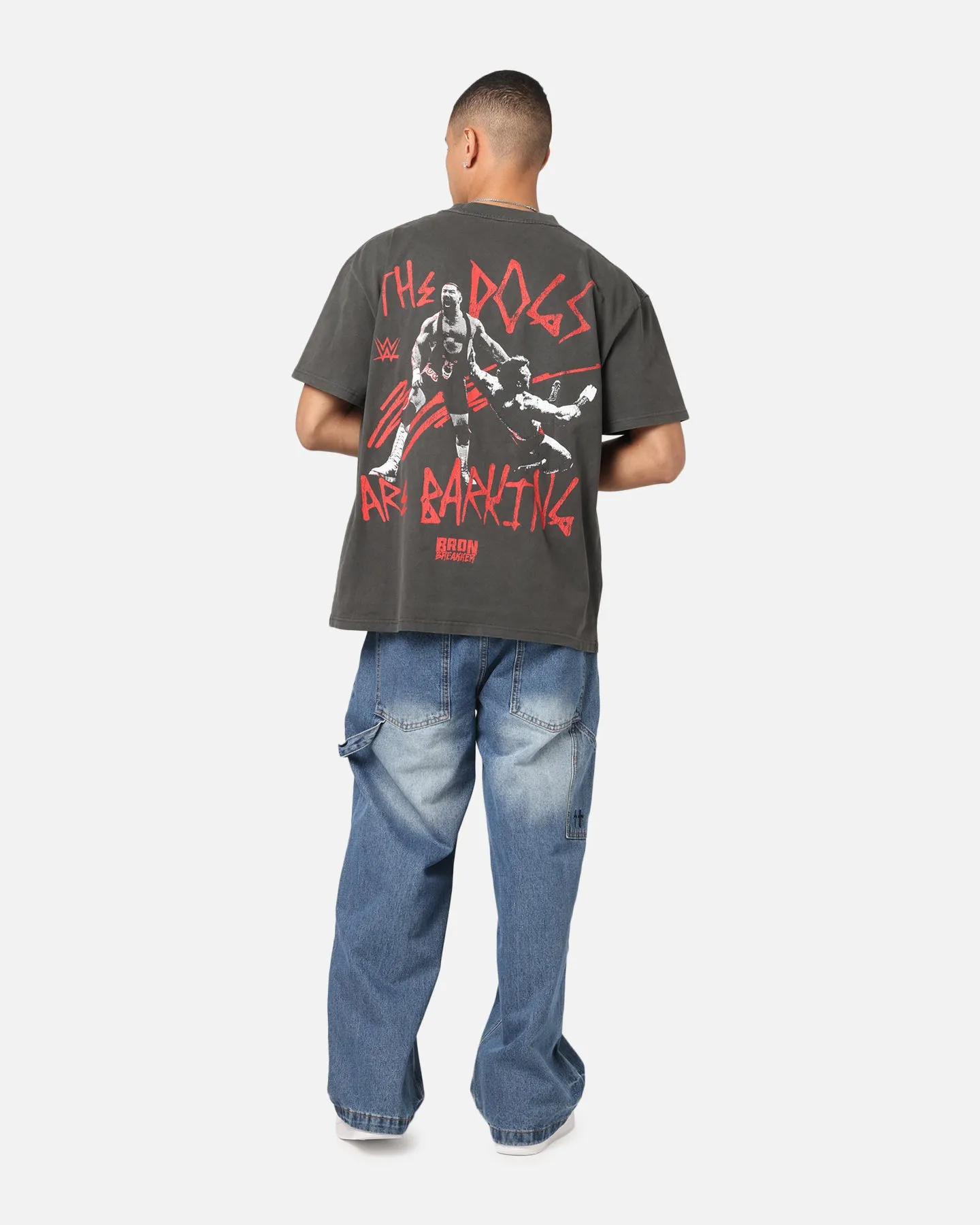 Culture Kings X WWE Bron Breaker Heavy T-Shirt Black Wash sold by Culture Kings product image thumbnail 4