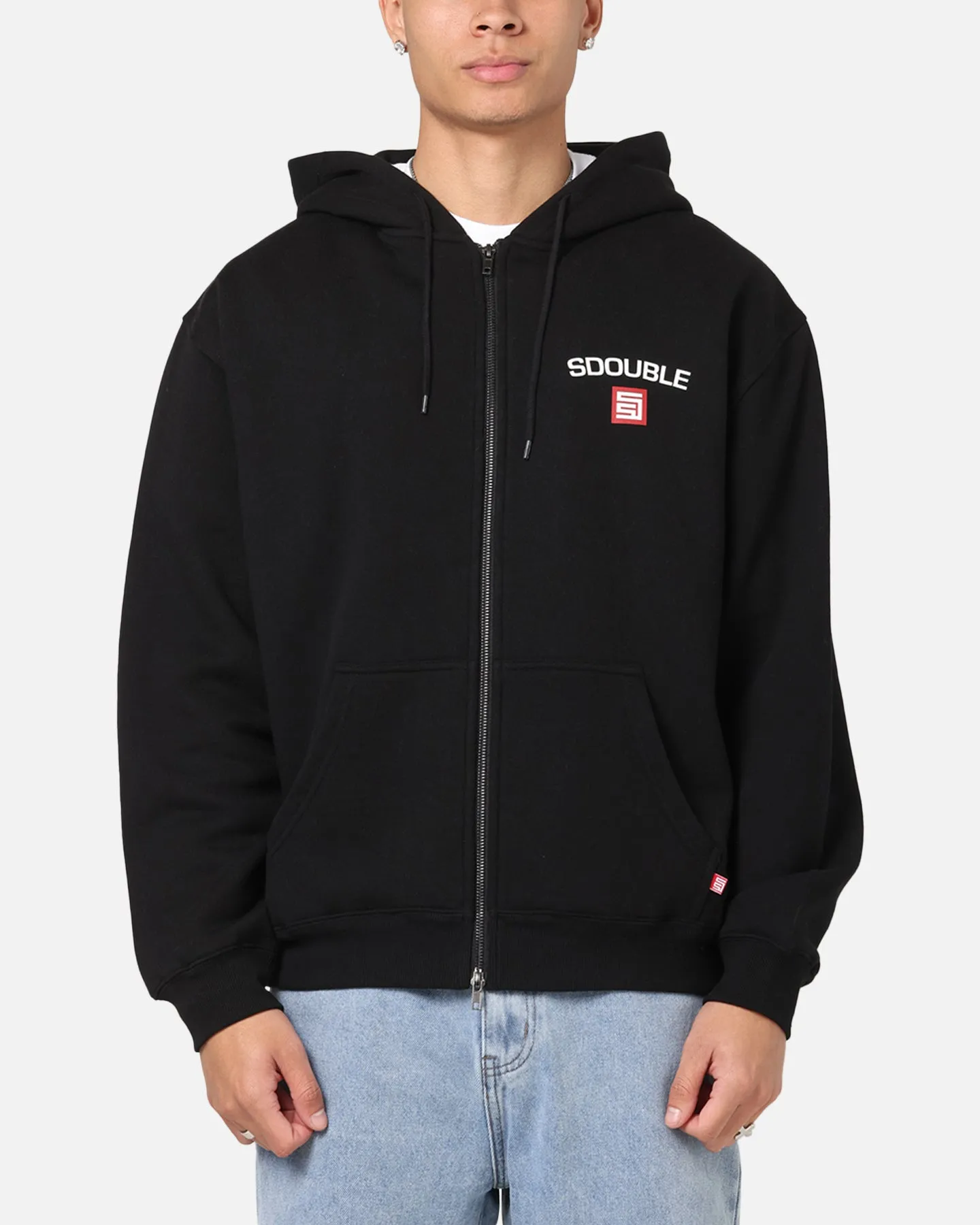 S Double Cities Zip Through Hoodie Black sold by Culture Kings product image thumbnail 2