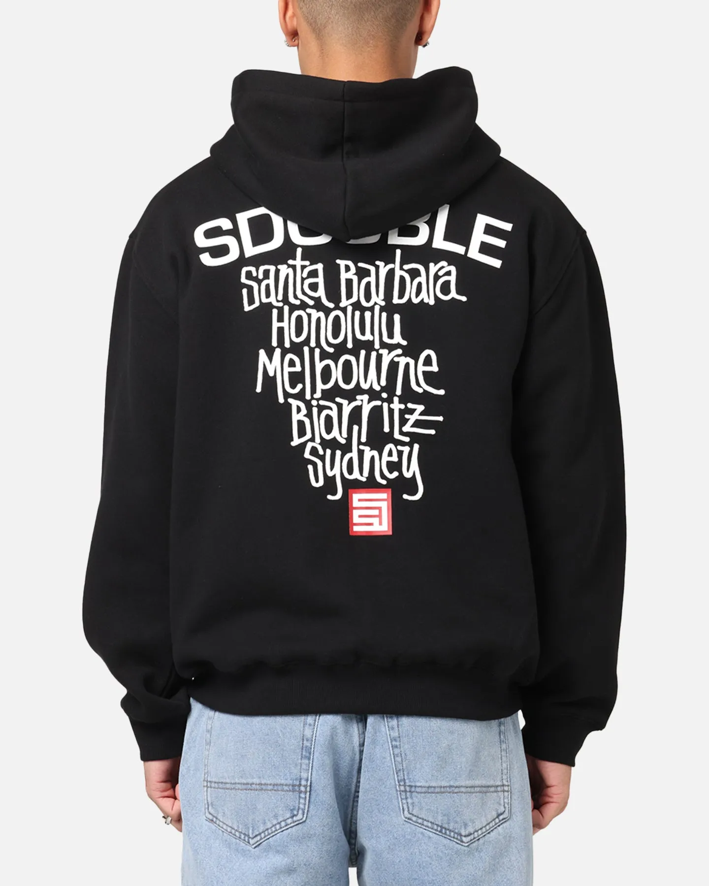 S Double Cities Zip Through Hoodie Black sold by Culture Kings