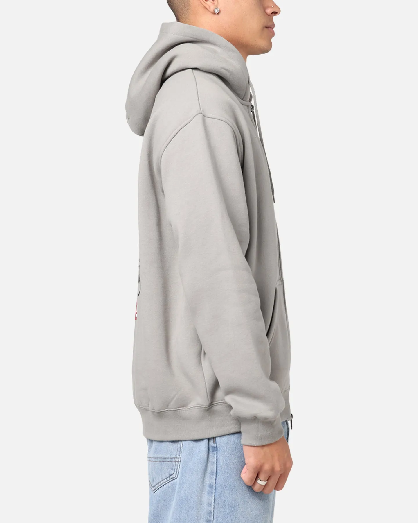 S Double Cities Zip Through Hoodie Stone sold by Culture Kings product image thumbnail 5