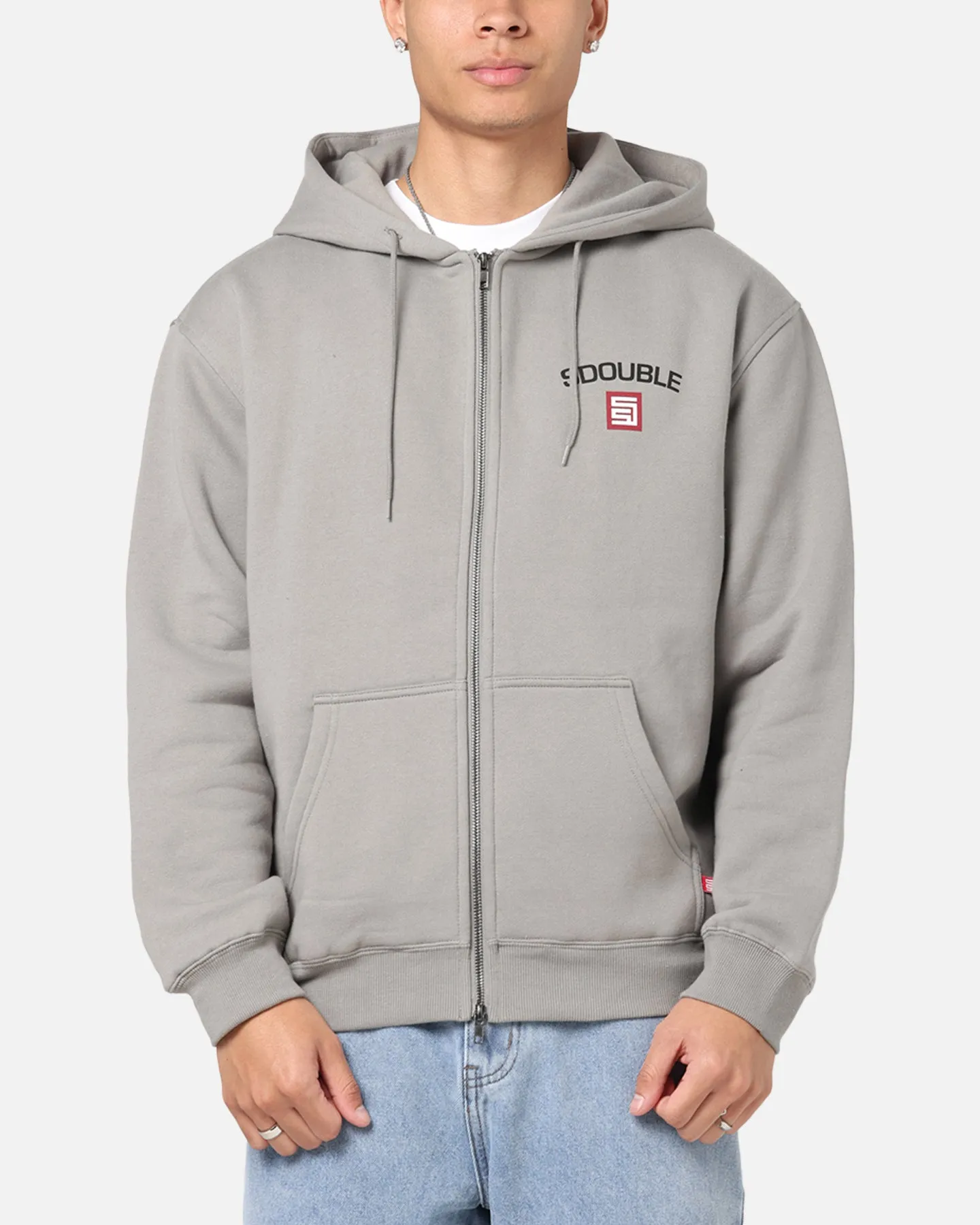 S Double Cities Zip Through Hoodie Stone sold by Culture Kings product image thumbnail 2