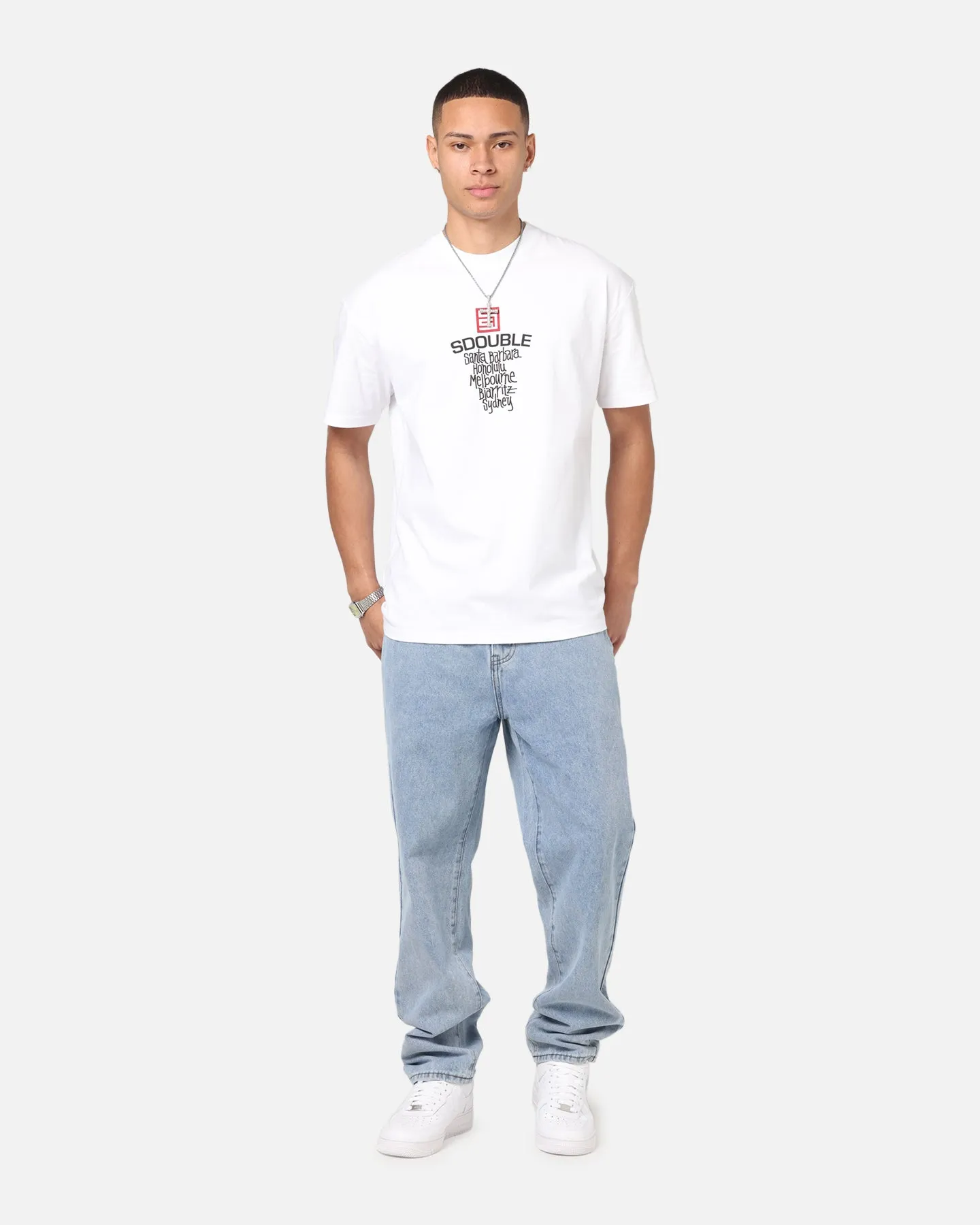 S Double Cities T-Shirt White sold by Culture Kings product image thumbnail 4