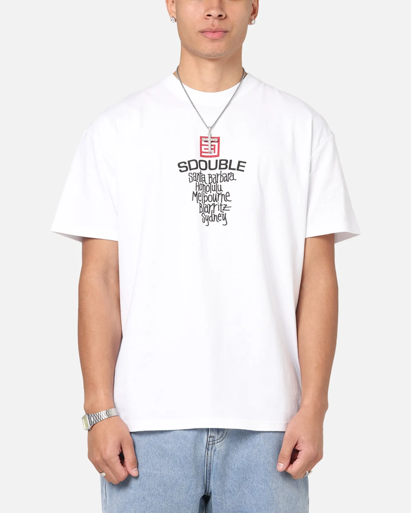 S Double Cities T-Shirt White sold by Culture Kings product image thumbnail 2