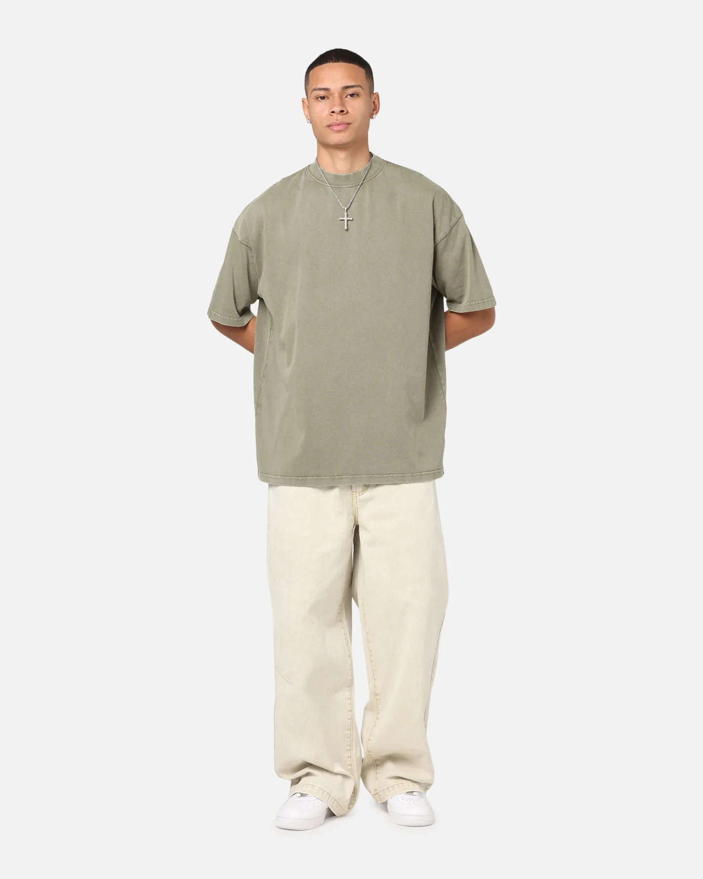 Culture Kings Oversized T-Shirt Vintage Khaki sold by Culture Kings product image thumbnail 2