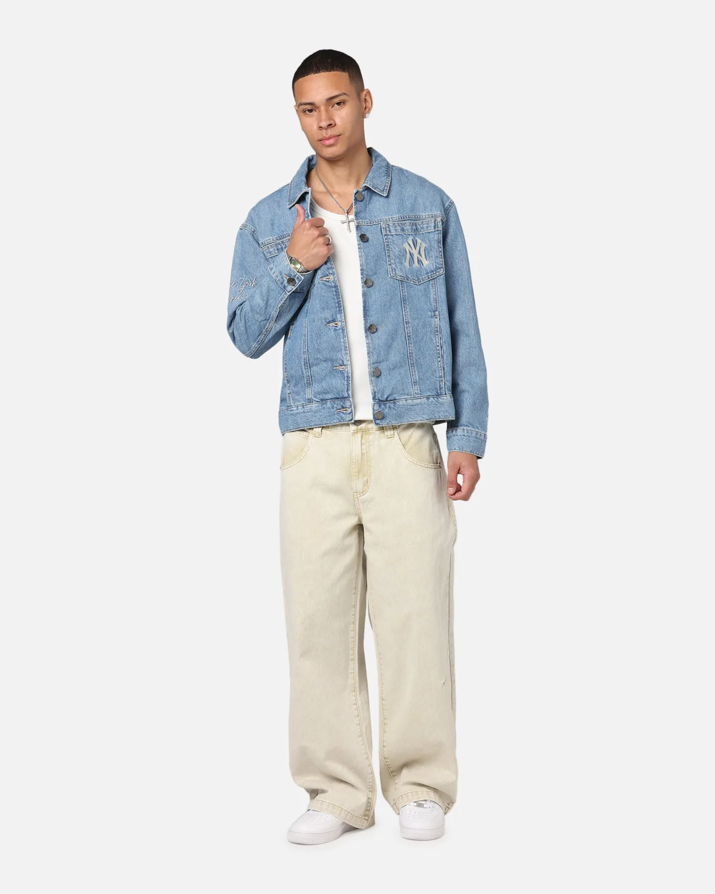 New Era New York Yankees MLB Denim Jacket Denim sold by Culture Kings product image thumbnail 2