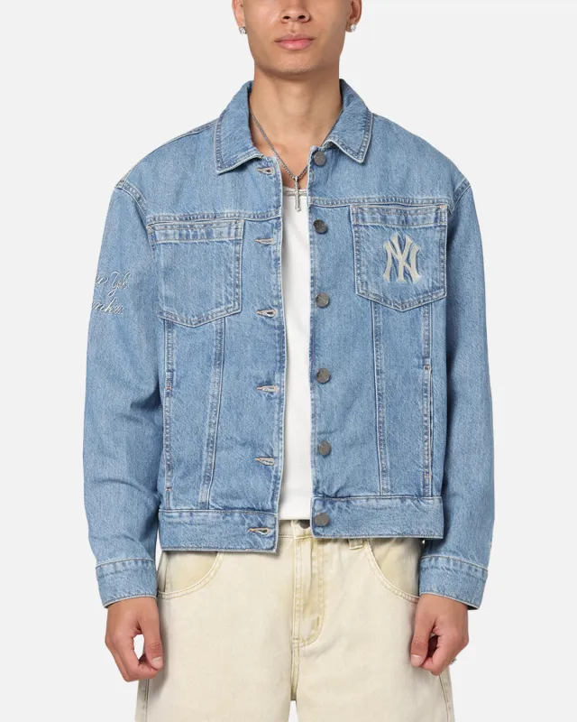 New Era New York Yankees MLB Denim Jacket Denim made by New Era