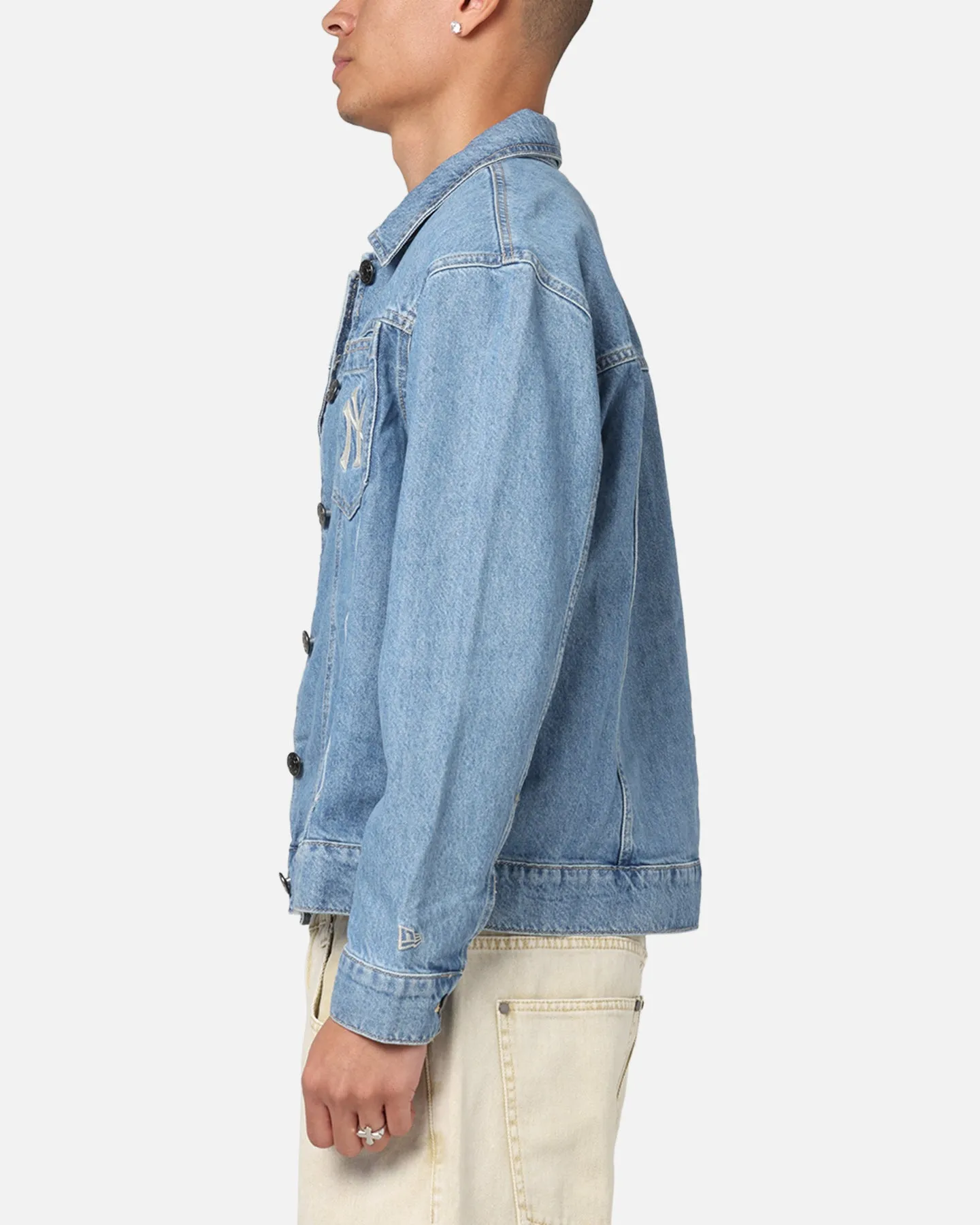 New Era New York Yankees MLB Denim Jacket Denim sold by Culture Kings product image thumbnail 5