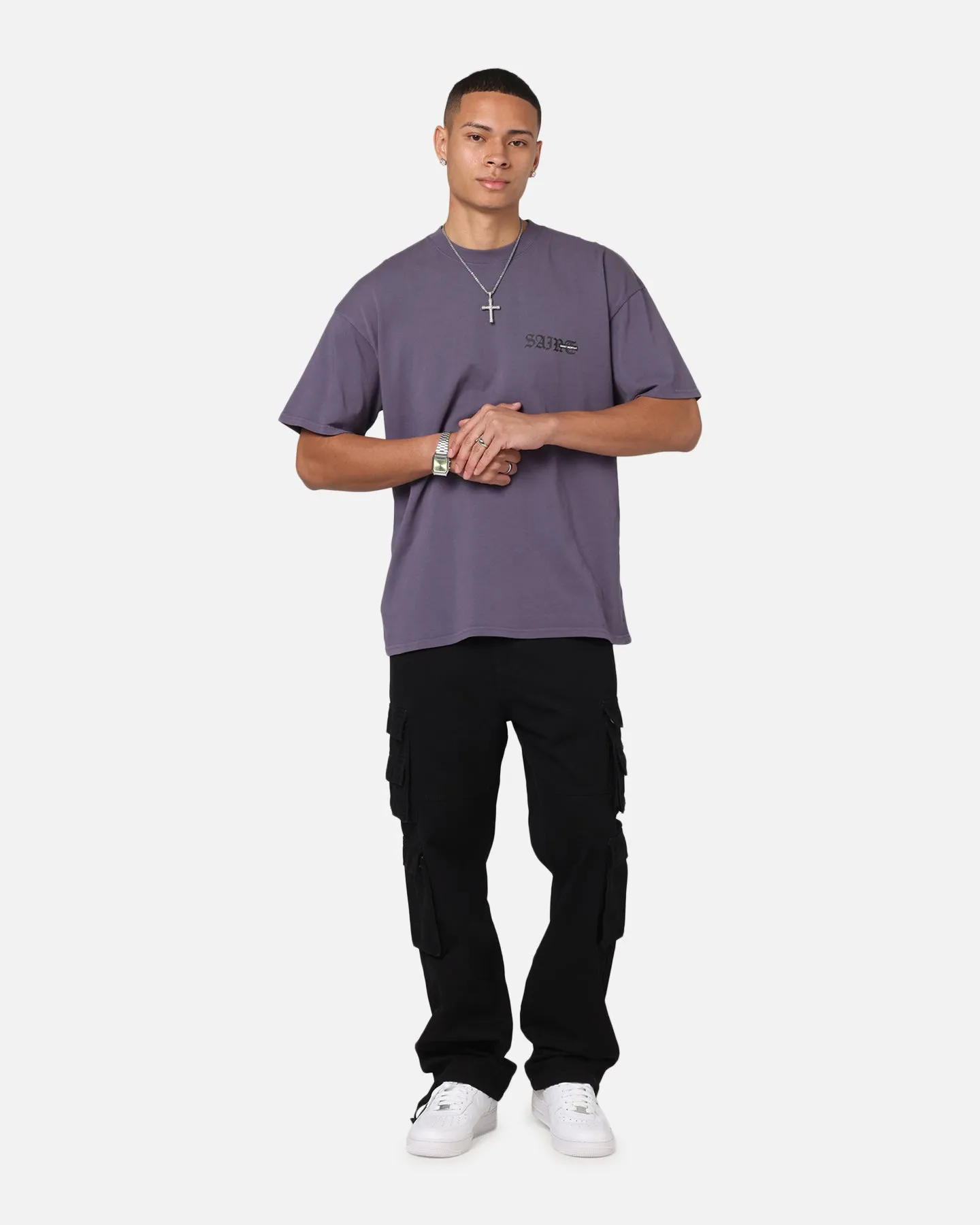 Saint Morta Modern Utility Cargo Pants Washed Black sold by Culture Kings product image thumbnail 2