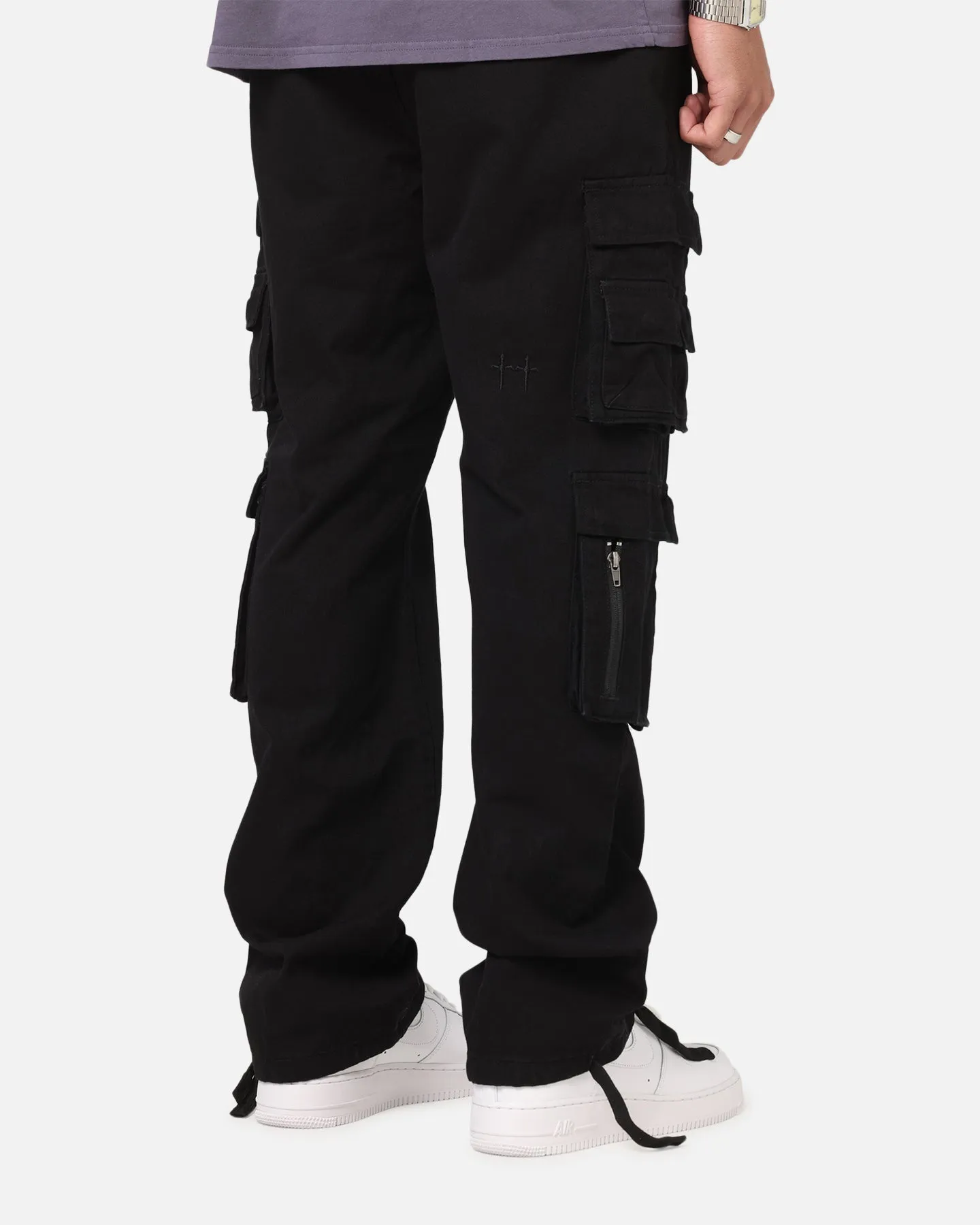 Saint Morta Modern Utility Cargo Pants Washed Black sold by Culture Kings product image thumbnail 4