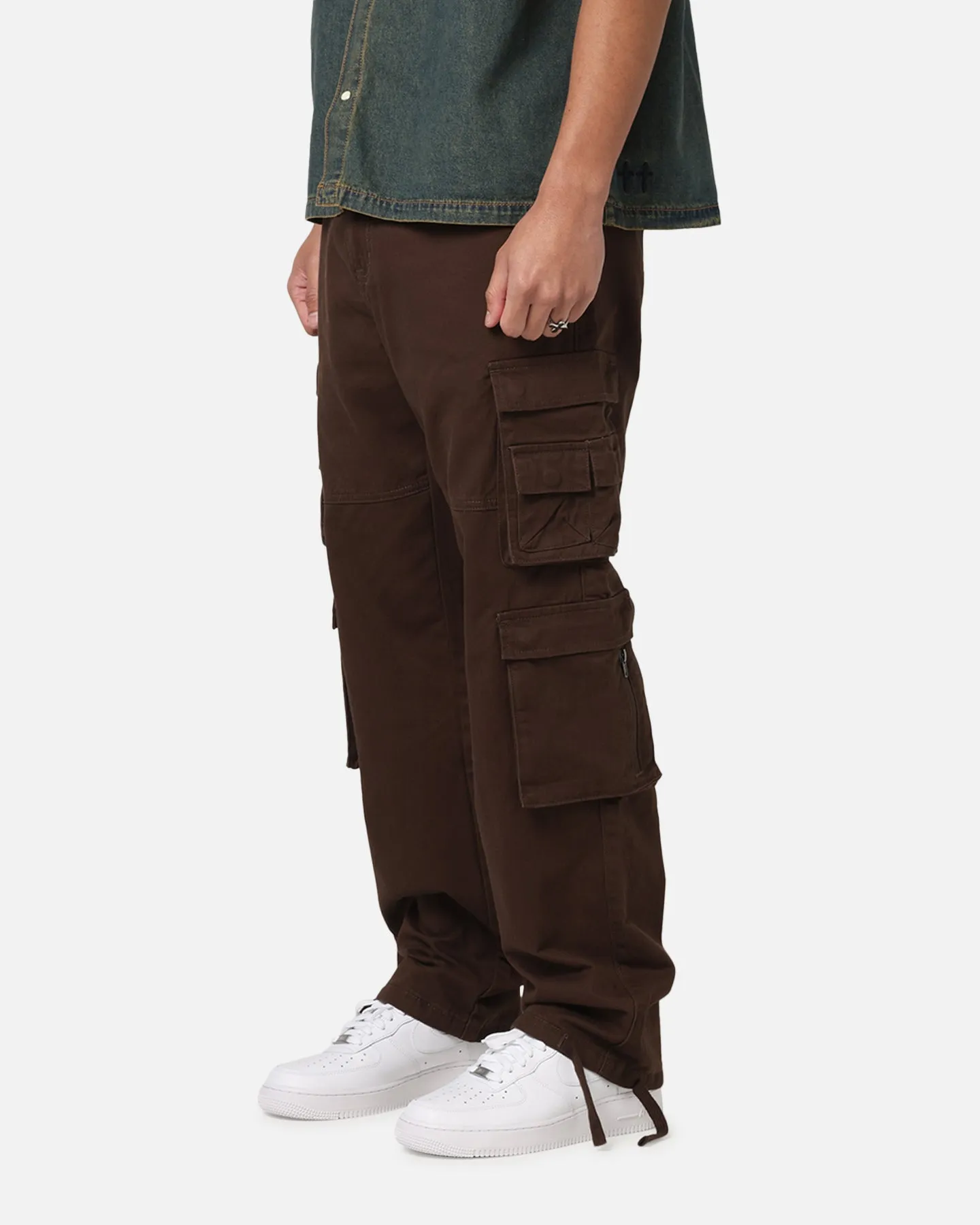 Saint Morta Modern Utility Cargo Pants Washed Brown sold by Culture Kings product image thumbnail 5