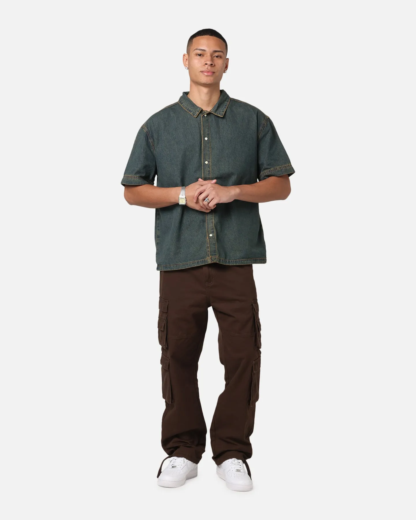 Saint Morta Modern Utility Cargo Pants Washed Brown sold by Culture Kings product image thumbnail 2