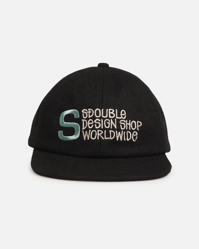S Double Wool Strapback Cap Black sold by Culture Kings
