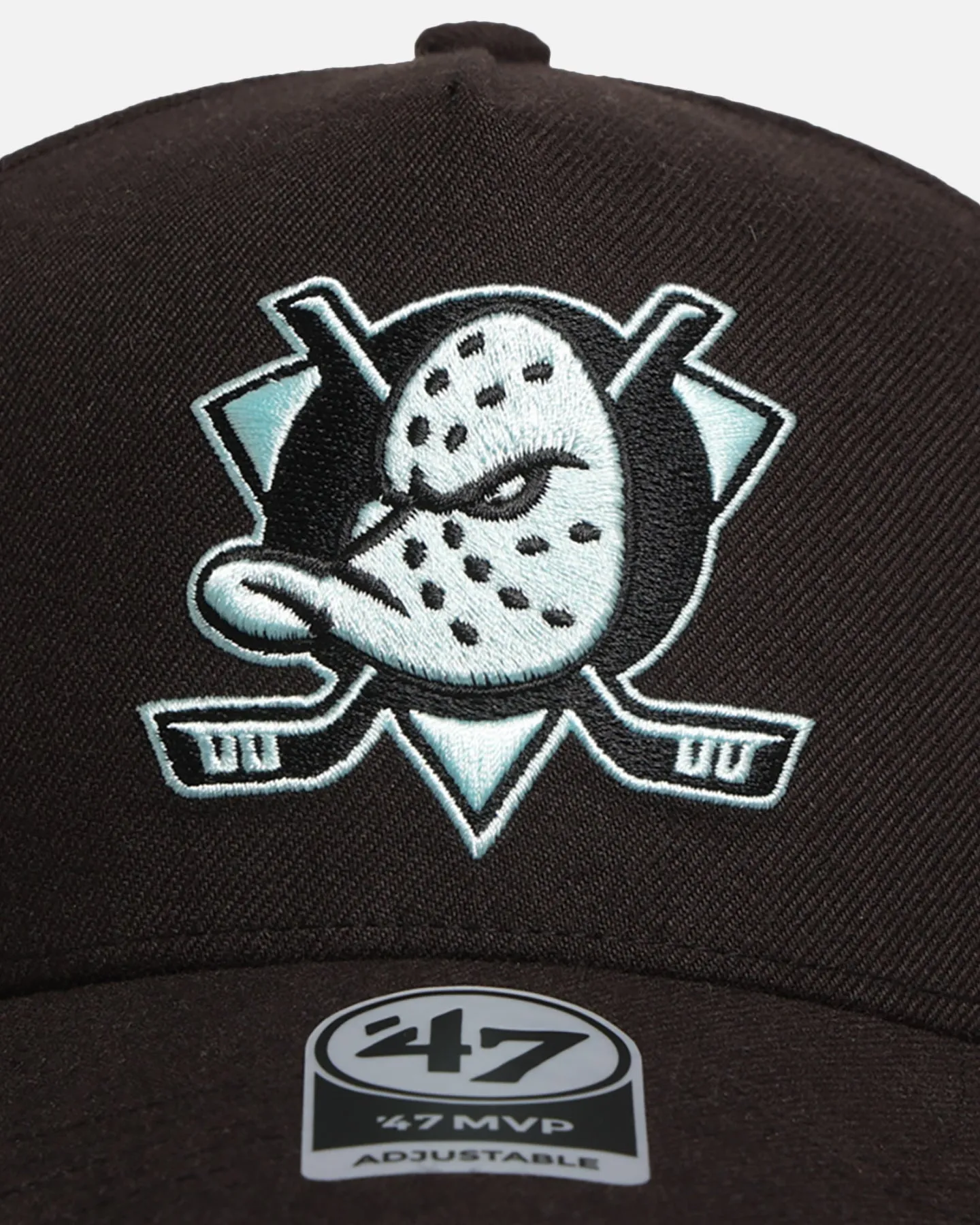 47 Brand Anaheim Ducks 'Black Turquoise' 47 MVP Snapback Black/Turquoise sold by Culture Kings product image thumbnail 5