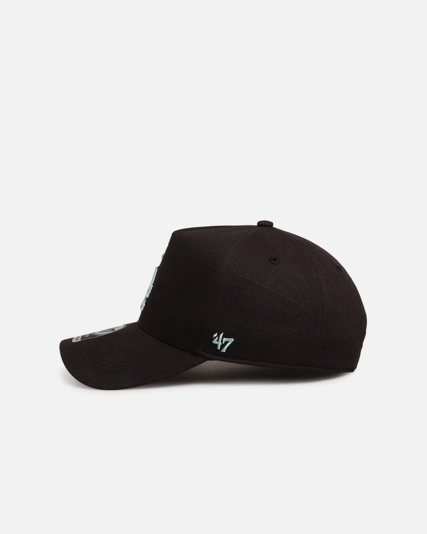 47 Brand Los Angeles Dodgers 'Black Turquoise' 47 MVP Snapback Black/Turquoise sold by Culture Kings product image thumbnail 4