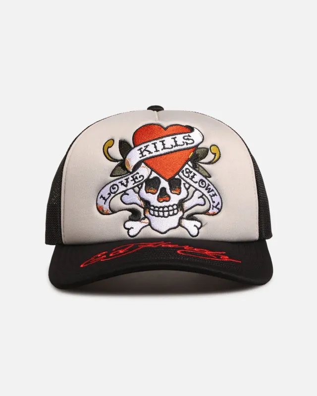 Ed Hardy Love Kills Trucker Snapback Black sold by Culture Kings